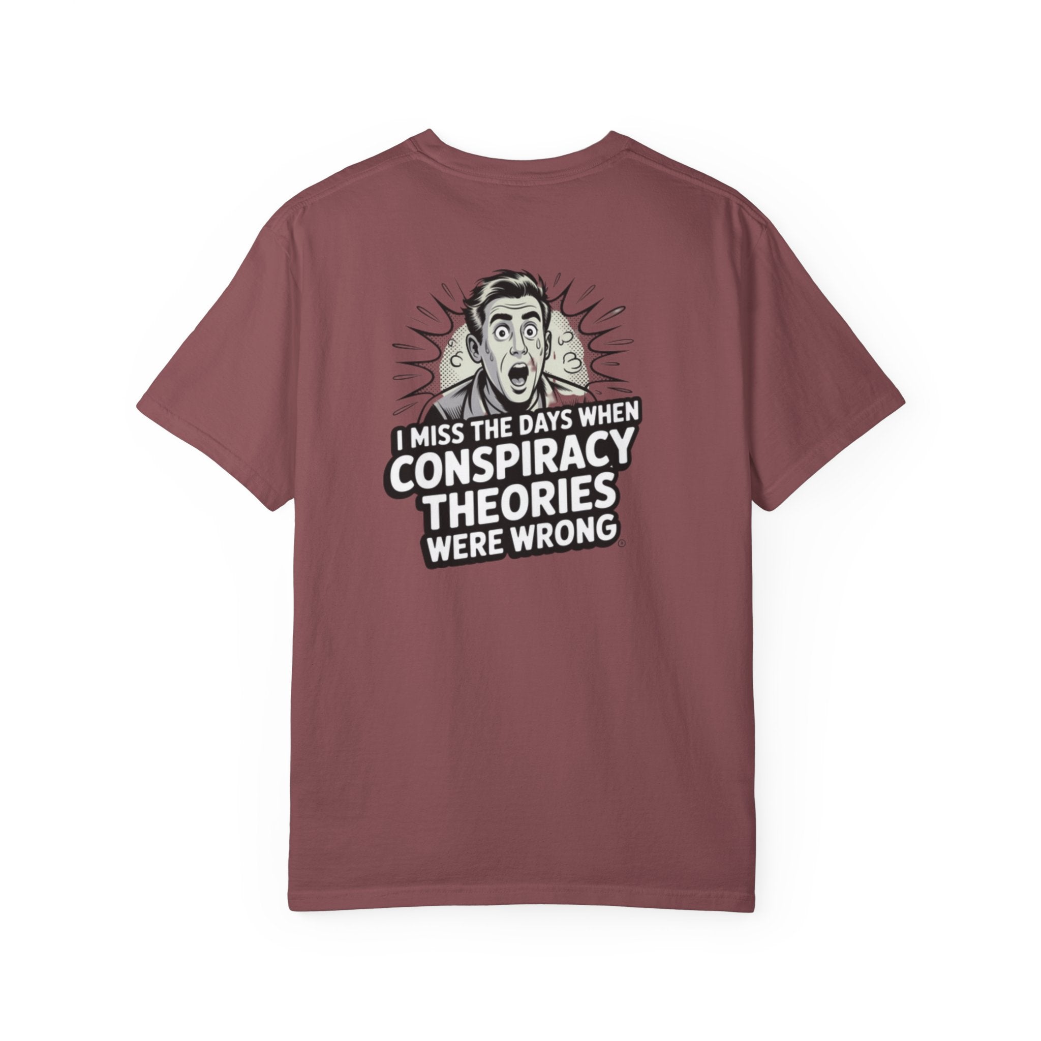 I Miss the Days When Conspiracy Theories Were Wrong T-Shirt | Funny Political Graphic Tee | Anti-Woke Conversation Starter