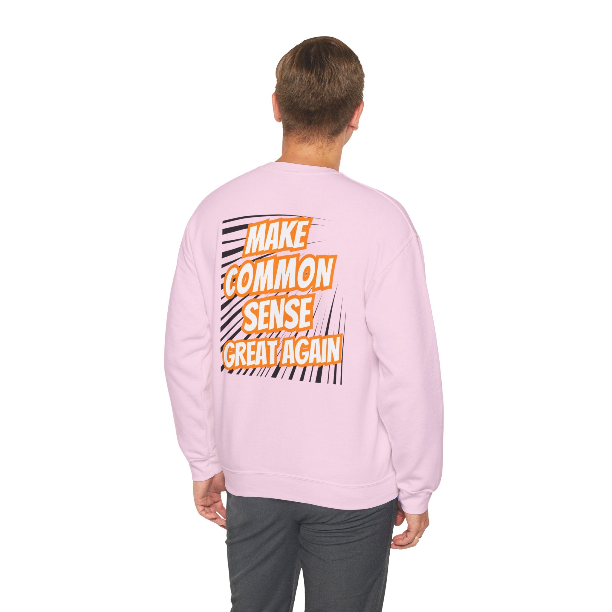 Make Common Sense Great Again | Unisex Heavy Blend Crewneck Sweatshirt |  Soft 50/50 Fleece