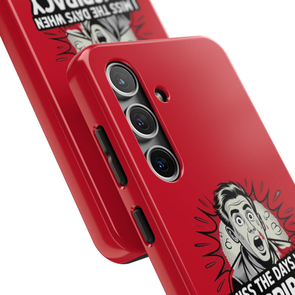 I Miss the Days When Conspiracy Theories Were Wrong Phone Case | iPhone & Samsung Cover
