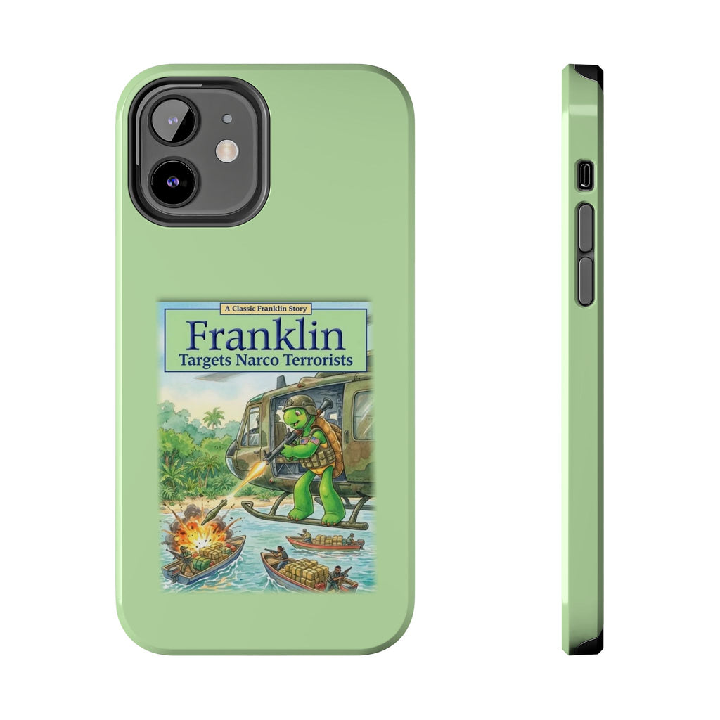 Franklin Targets Narco Terrorists Phone Case | Retro Turtle Graphic iPhone & Samsung Cover