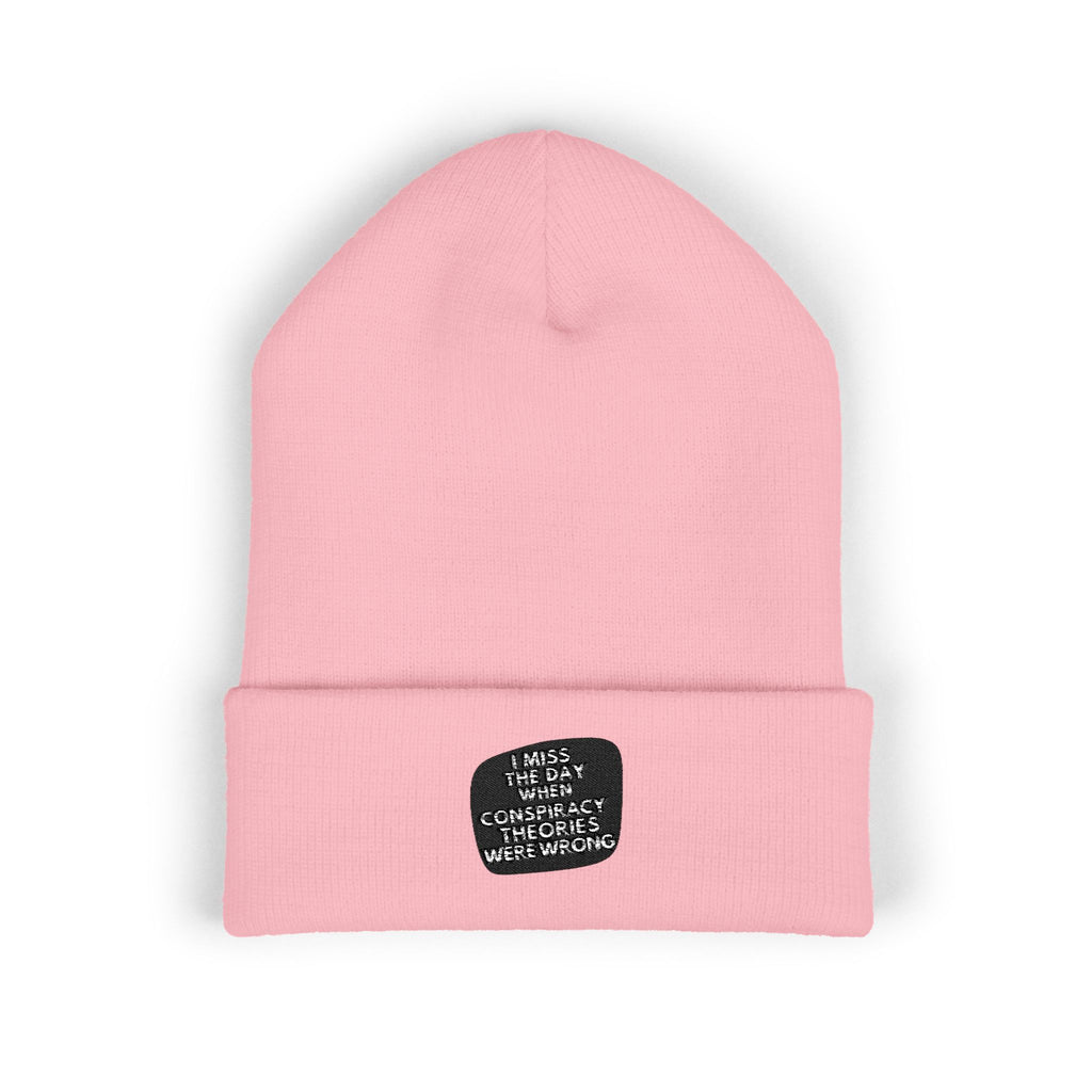 I Miss the Days When Conspiracy Theories Were Wrong Beanie | Retro Cuffed Hat