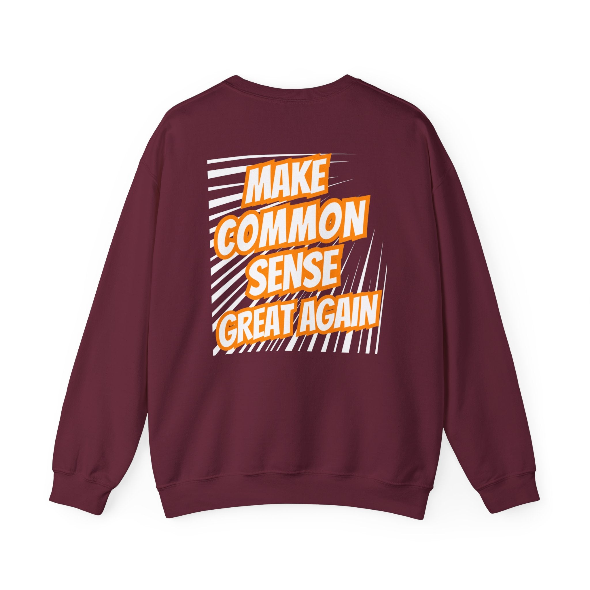 Make Common Sense Great Again | Unisex Heavy Blend Crewneck Sweatshirt |  Soft 50/50 Fleece