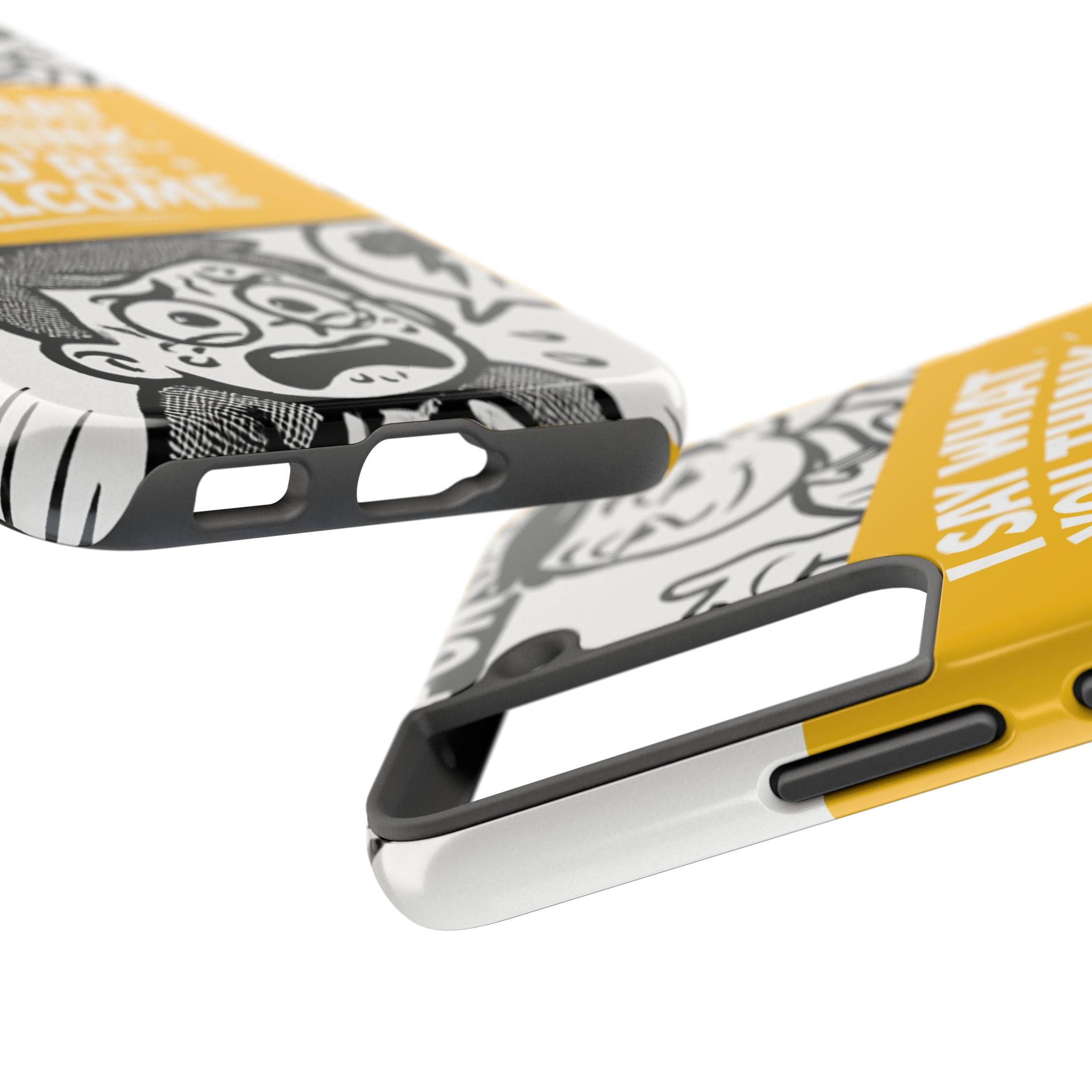 I Say What You Think Youre Welcome Phone Case | Funny Cartoon Quote