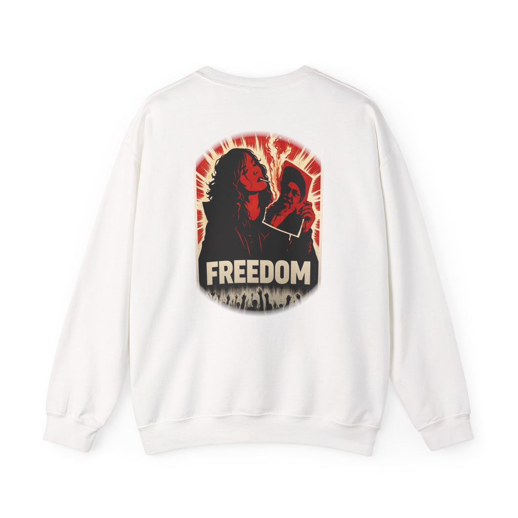 Women Life Freedom Iran Protest FREEDOM Crewneck Sweatshirt | Activist Apparel