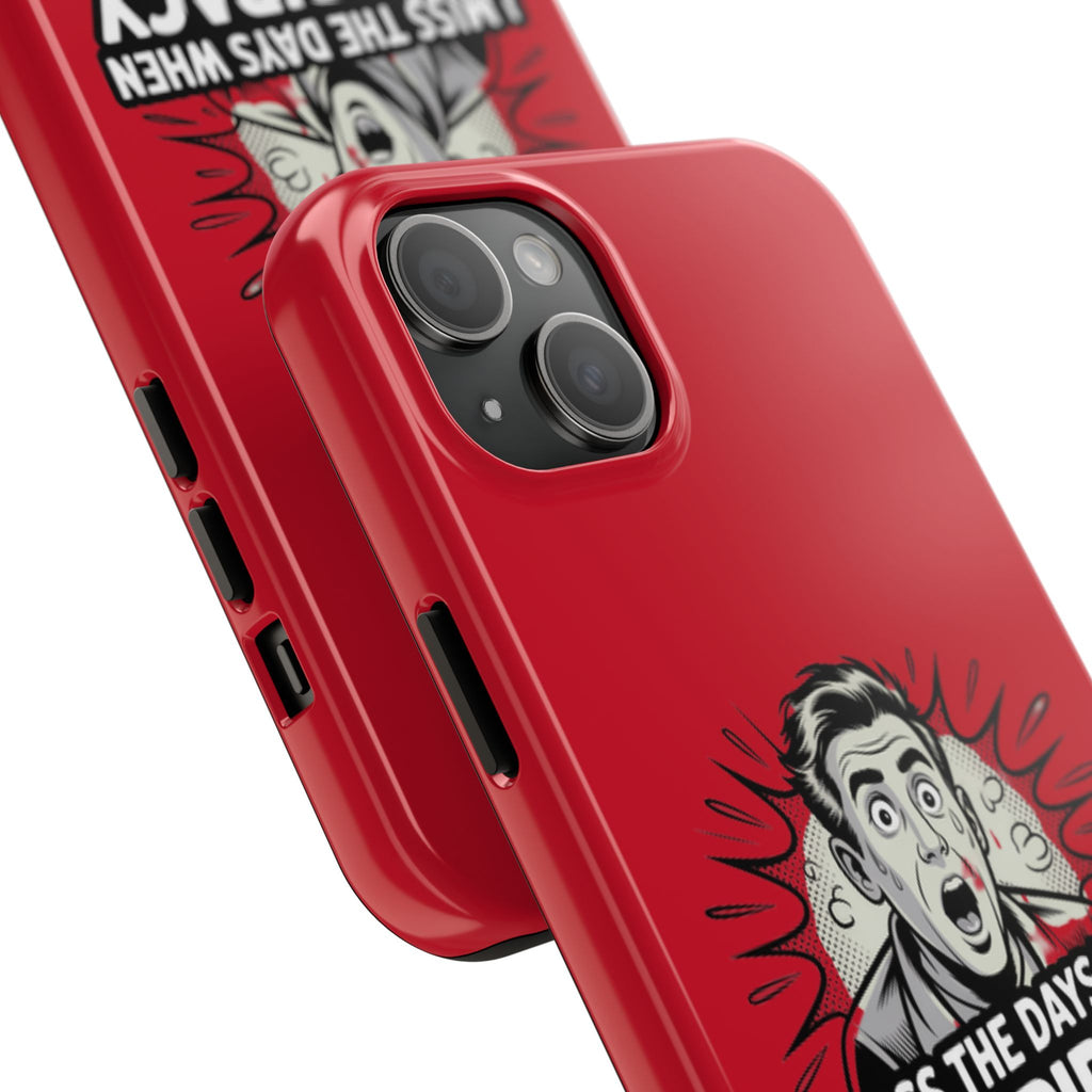 I Miss the Days When Conspiracy Theories Were Wrong Phone Case | iPhone & Samsung Cover