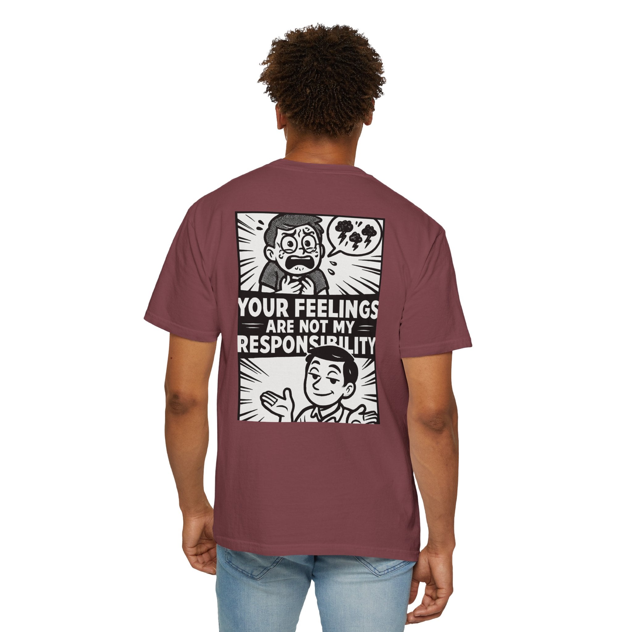 FACT > FEELINGS Graphic T-Shirt | Logic & Satire Streetwear Tee | No Offense Club