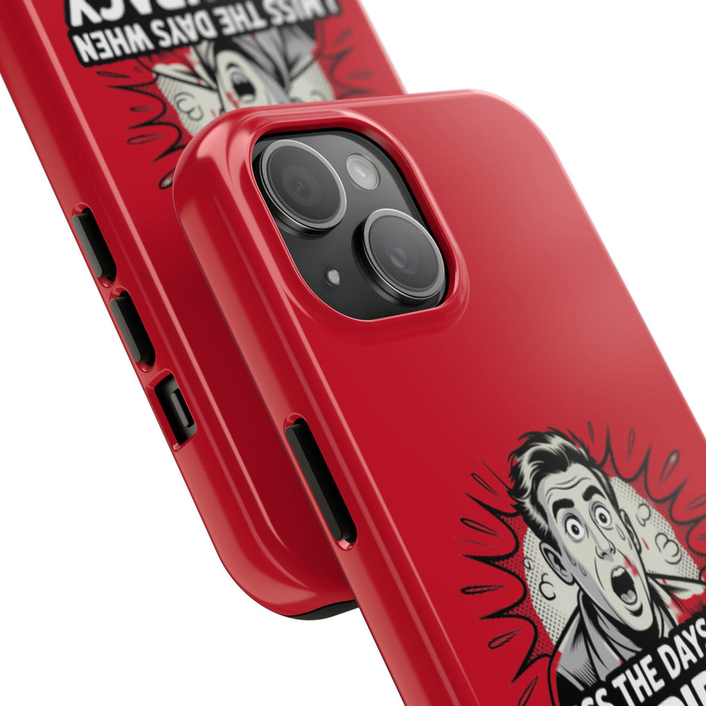 I Miss the Days When Conspiracy Theories Were Wrong Phone Case | iPhone & Samsung Cover