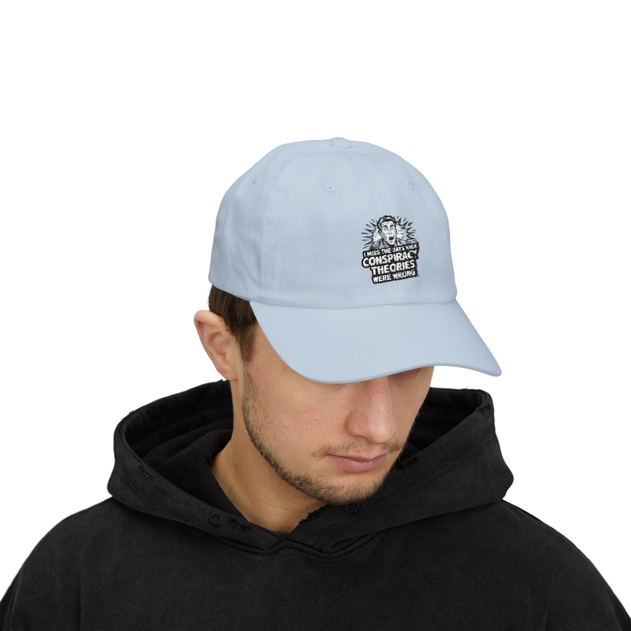 I Miss the Days When Conspiracy Theories Were Wrong Dad Cap | Retro Embroidered Hat