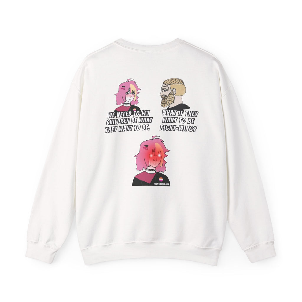 Anime Comic Panel Conversation Crewneck Sweatshirt | Conversation Graphic Sweatshirt