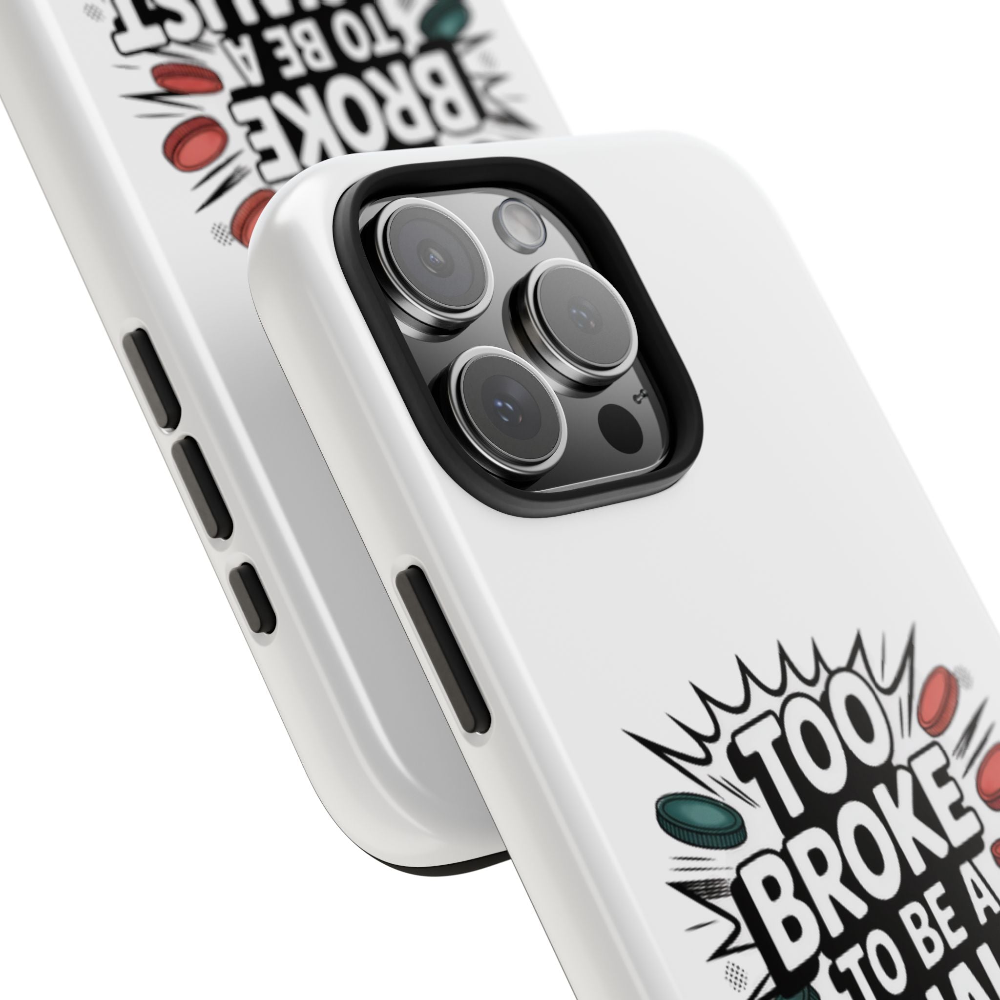 Too Broke to Be a Socialist Phone Case | Funny Conservative iPhone & Samsung Cover | Anti-Woke Political Comic Case