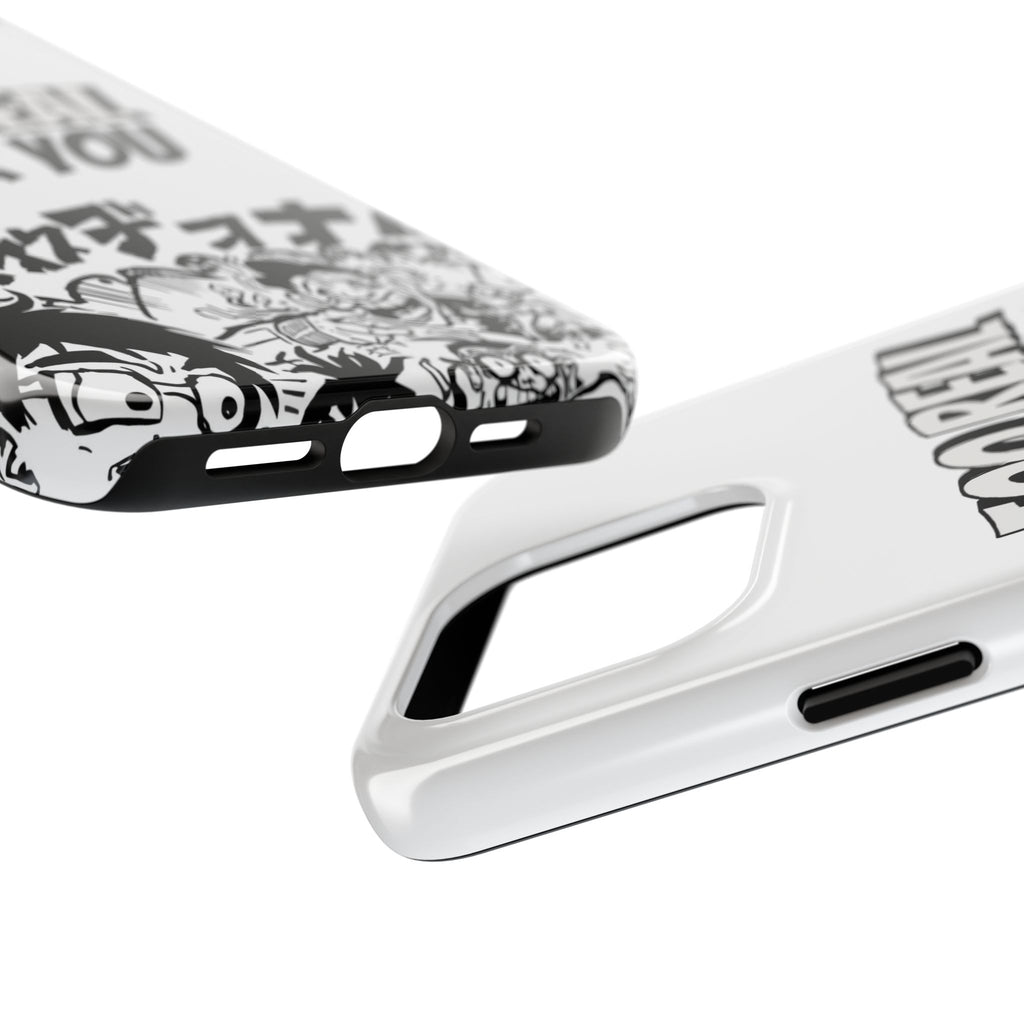 Too Real For You graphic phone case | Manga comic black white iPhone case