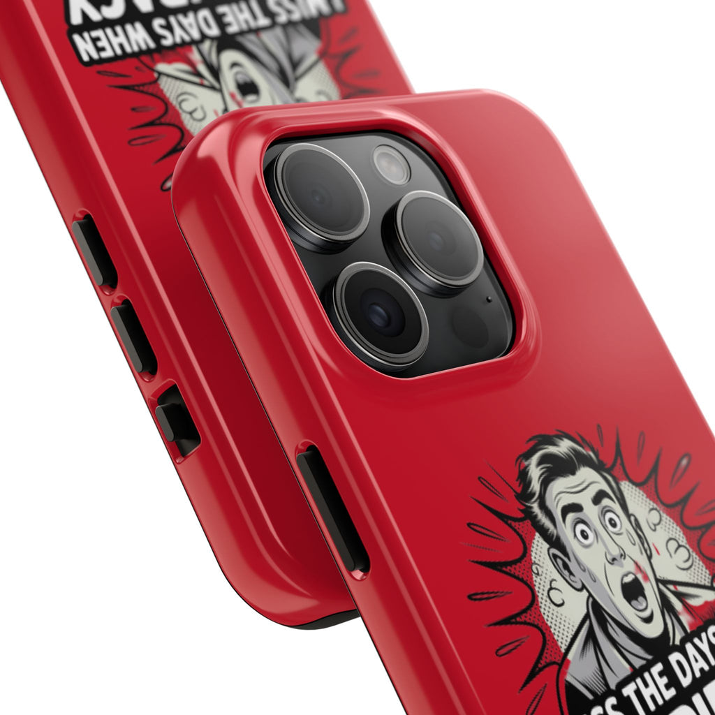 I Miss the Days When Conspiracy Theories Were Wrong Phone Case | iPhone & Samsung Cover