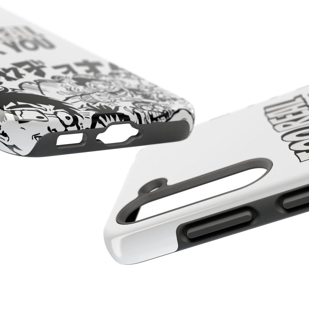 Too Real For You graphic phone case | Manga comic black white iPhone case