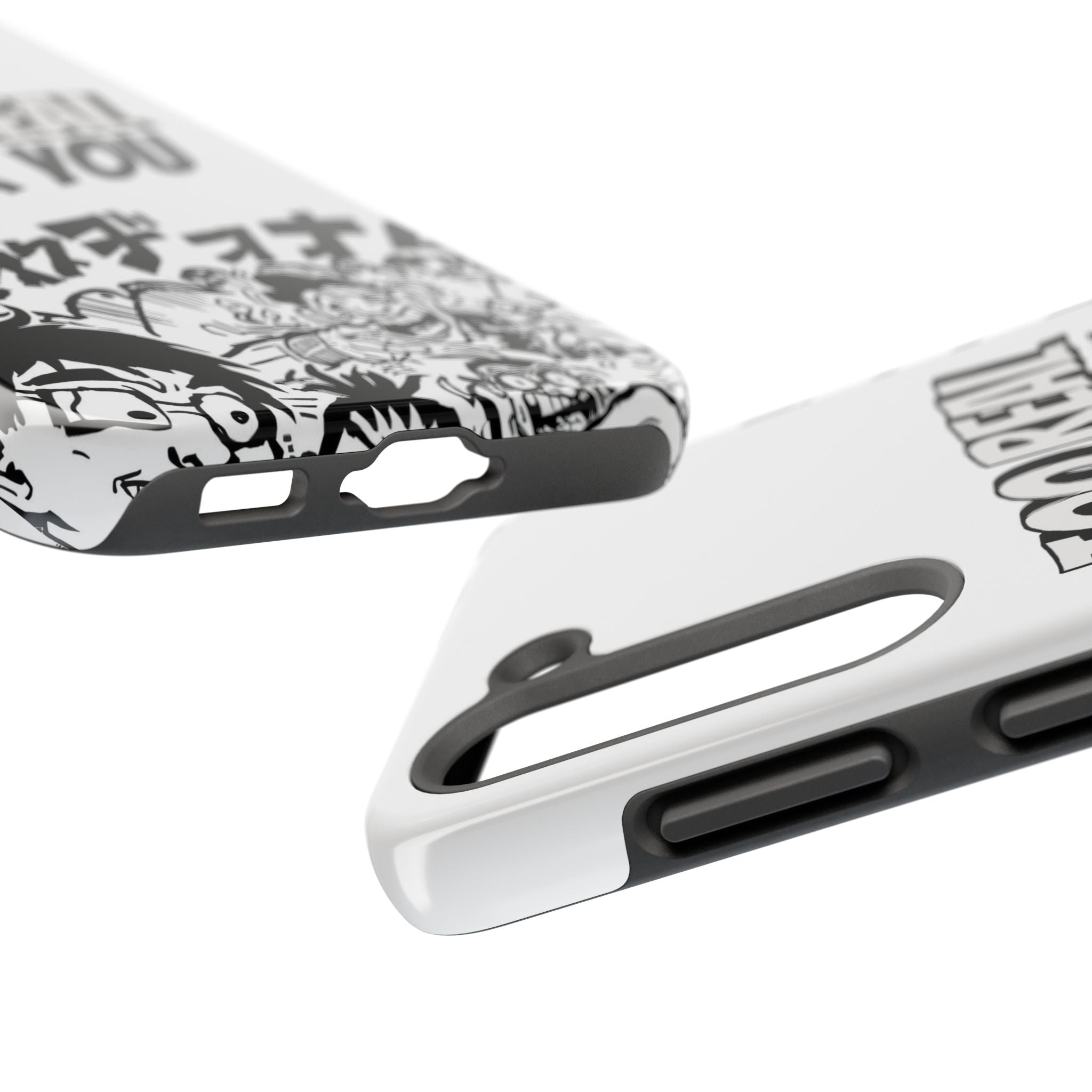 Too Real For You graphic phone case | Manga comic black white iPhone case