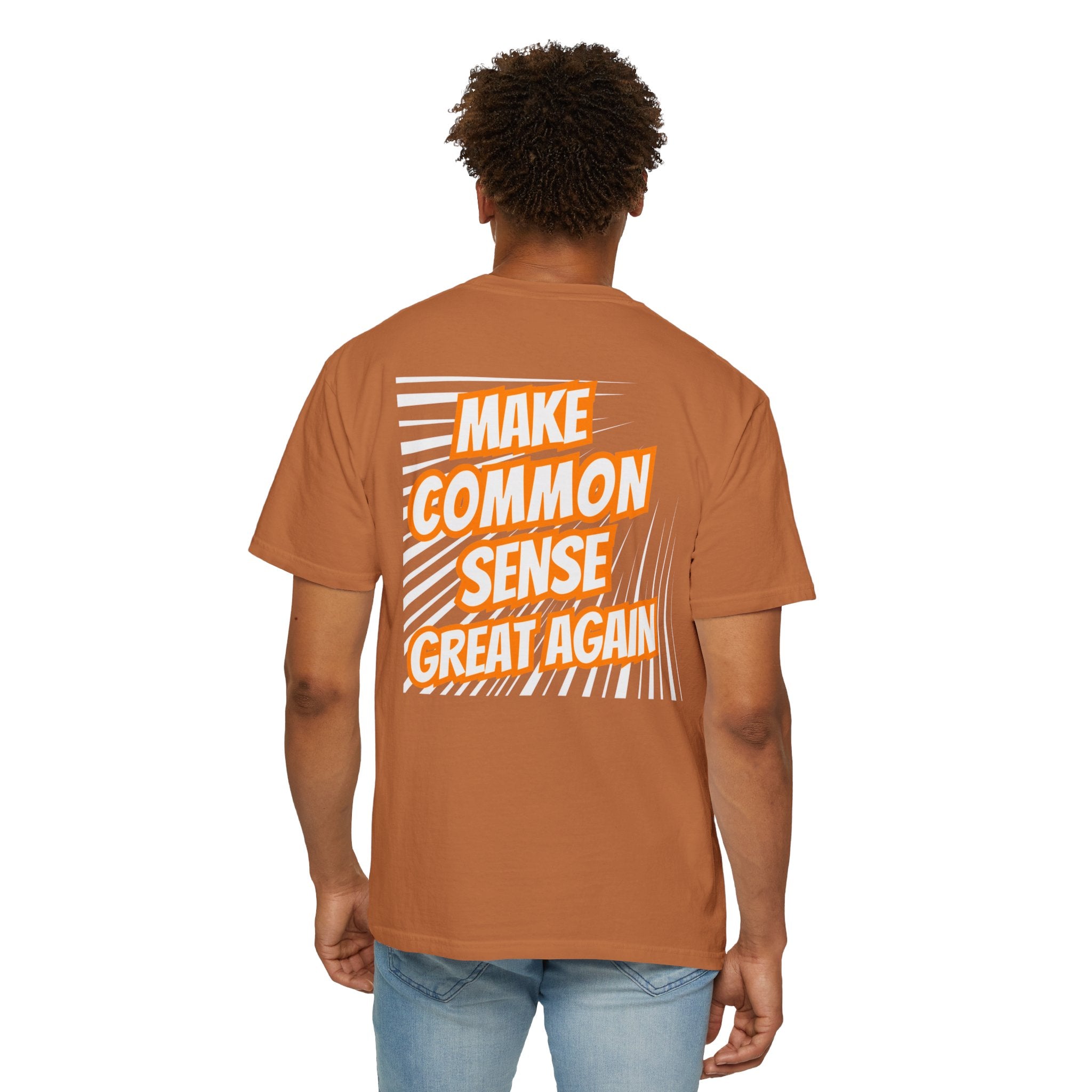 Make Common Sense Great Again T-shirt | Bold Retro Text Graphic