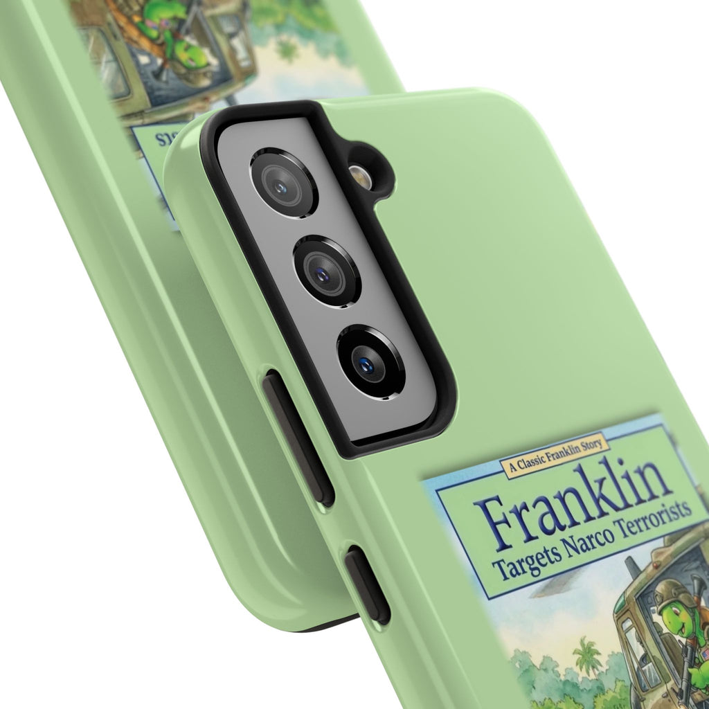 Franklin Targets Narco Terrorists Phone Case | Retro Turtle Graphic iPhone & Samsung Cover