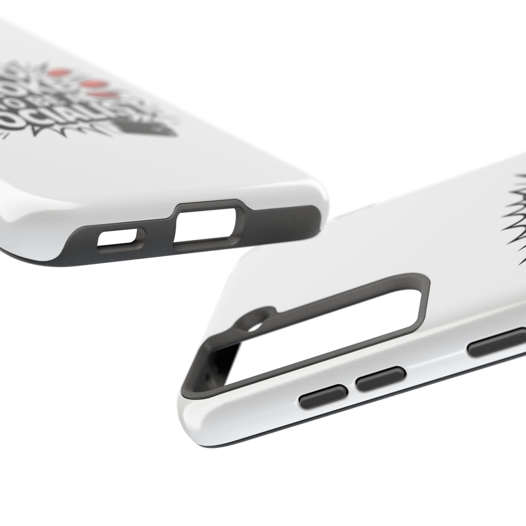 Too Broke to Be a Socialist Phone Case | Funny Conservative iPhone & Samsung Cover | Anti-Woke Political Comic Case