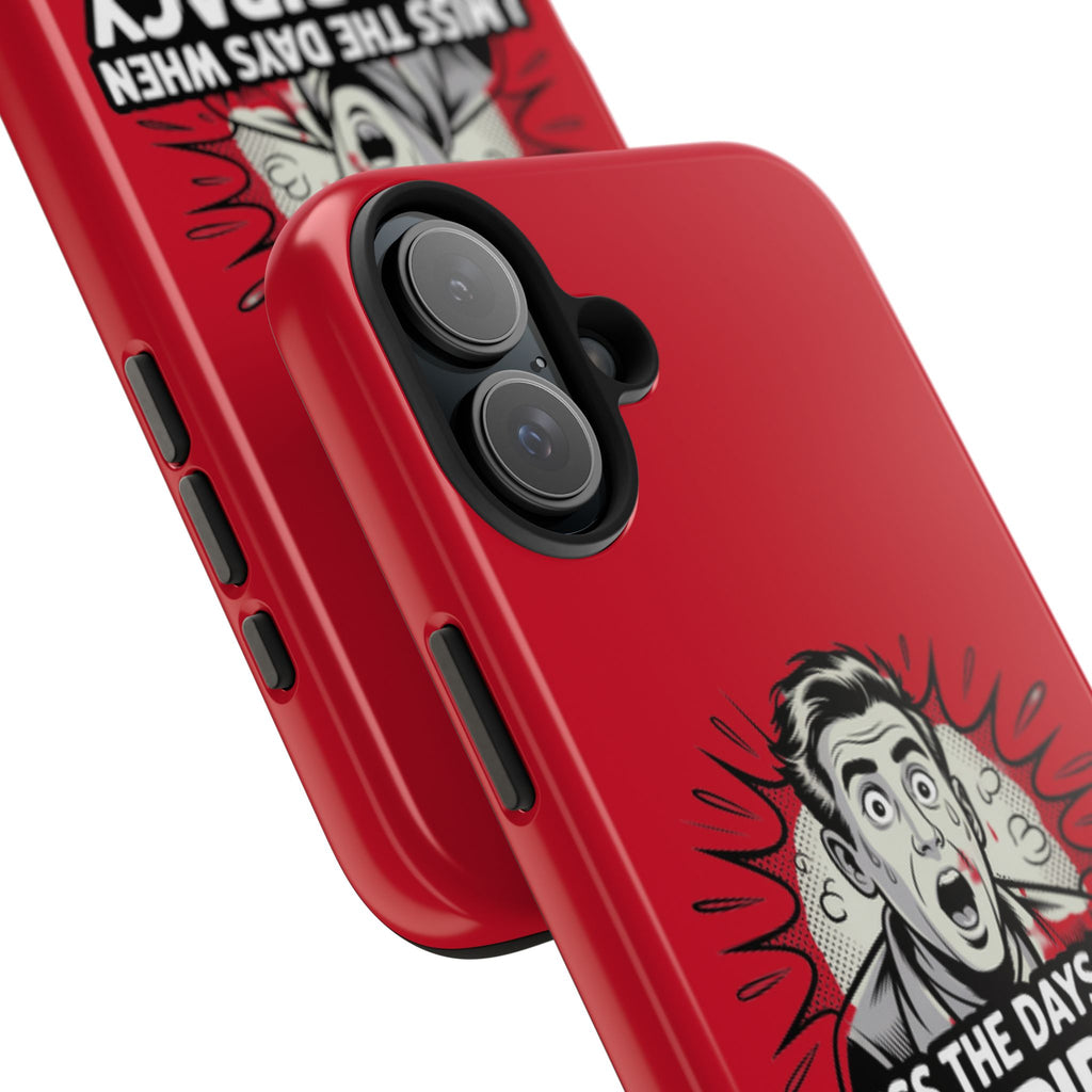 I Miss the Days When Conspiracy Theories Were Wrong Phone Case | iPhone & Samsung Cover