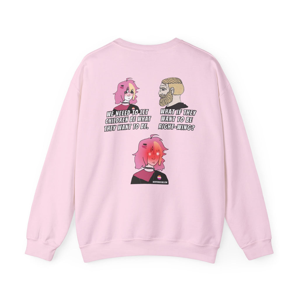 Anime Comic Panel Conversation Crewneck Sweatshirt | Conversation Graphic Sweatshirt