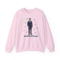 Can Macron Find His Way? Crewneck Sweatshirt | Political Satire Macron Aviator Graphic