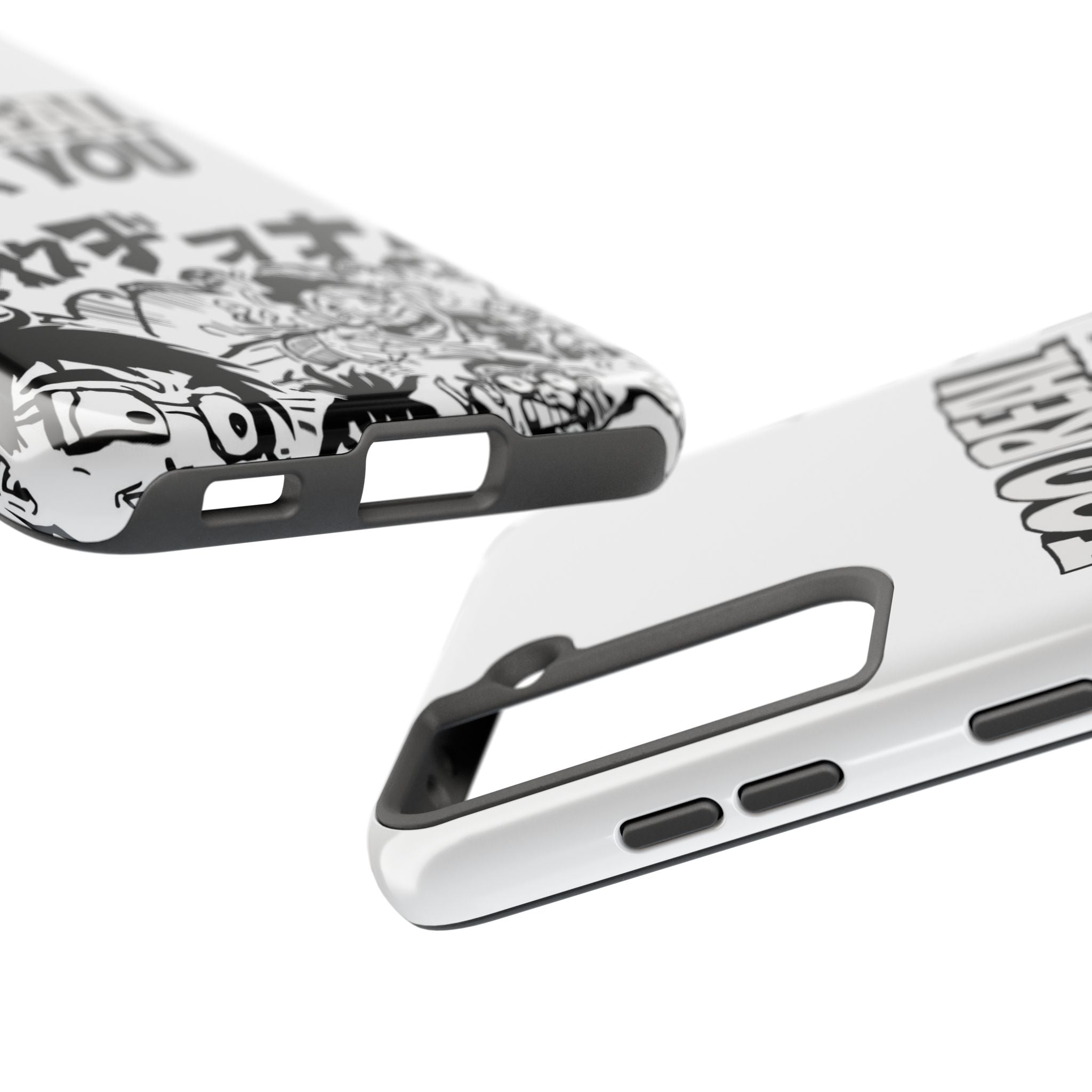 Too Real For You graphic phone case | Manga comic black white iPhone case