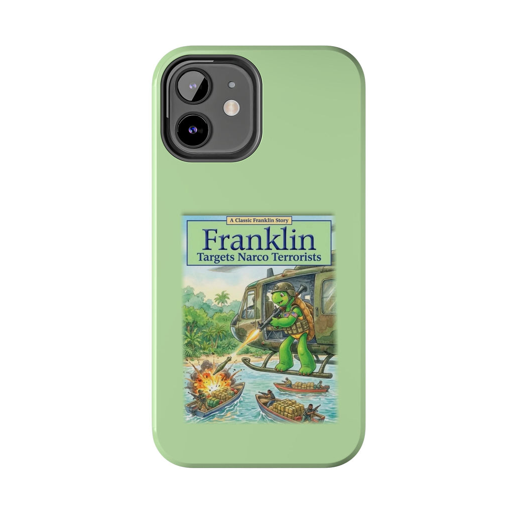 Franklin Targets Narco Terrorists Phone Case | Retro Turtle Graphic iPhone & Samsung Cover
