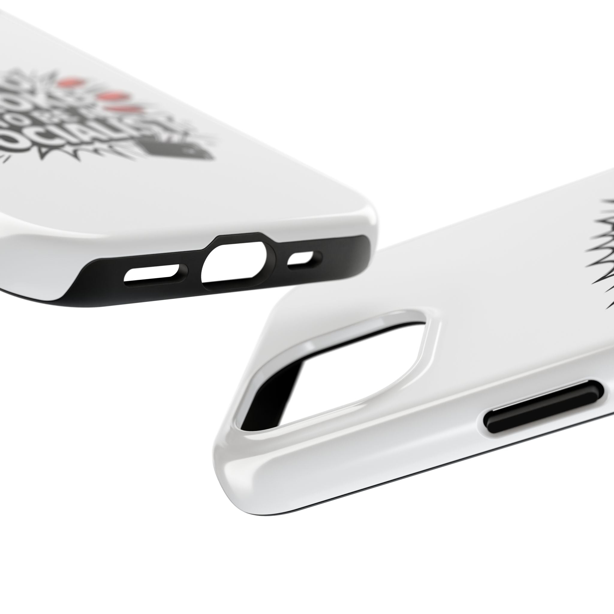 Too Broke to Be a Socialist Phone Case | Funny Conservative iPhone & Samsung Cover | Anti-Woke Political Comic Case