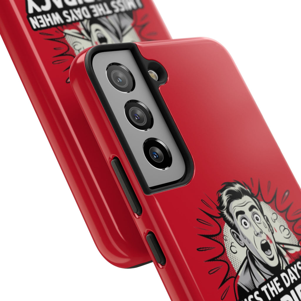 I Miss the Days When Conspiracy Theories Were Wrong Phone Case | iPhone & Samsung Cover