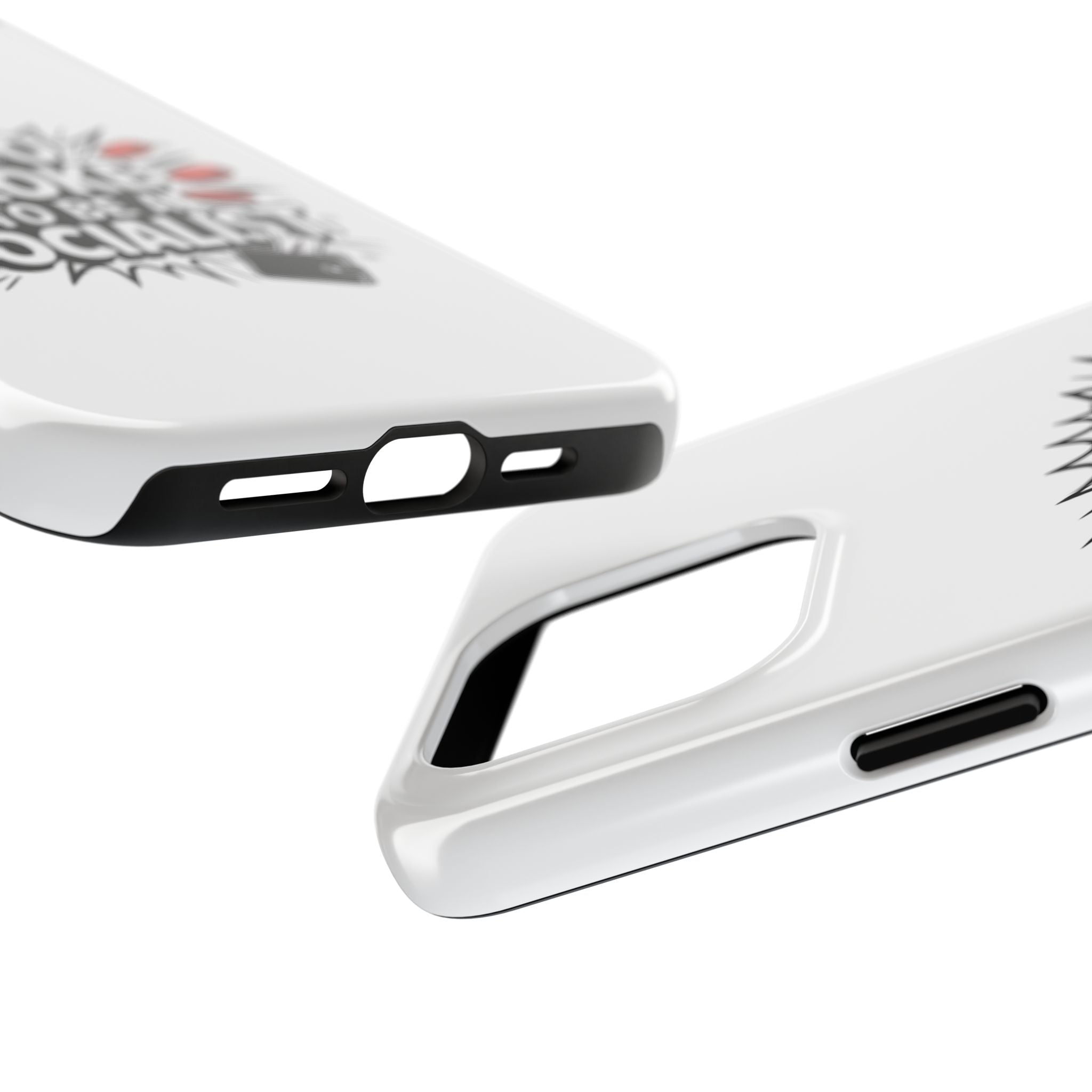 Too Broke to Be a Socialist Phone Case | Funny Conservative iPhone & Samsung Cover | Anti-Woke Political Comic Case