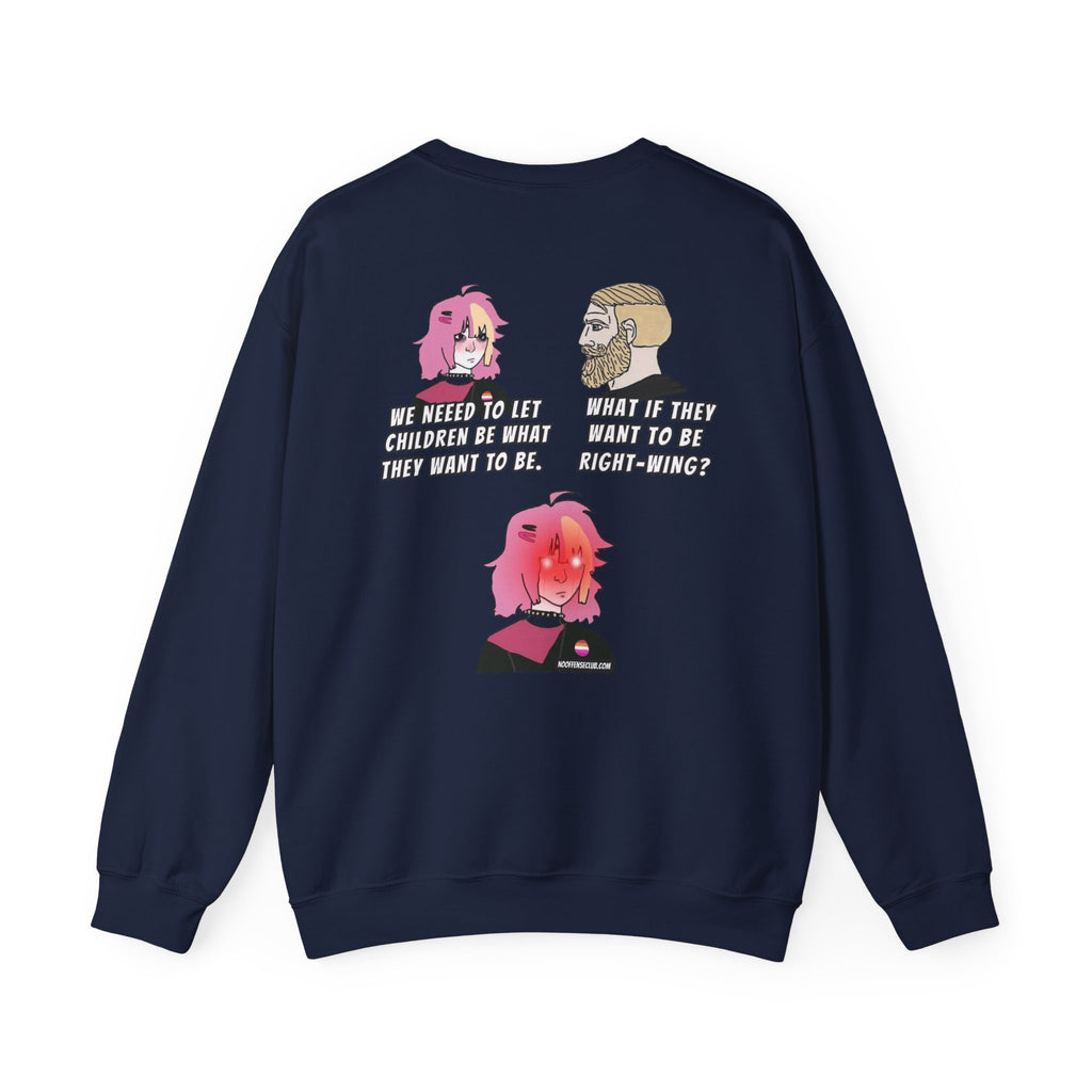 Anime Comic Panel Conversation Crewneck Sweatshirt | Conversation Graphic Sweatshirt