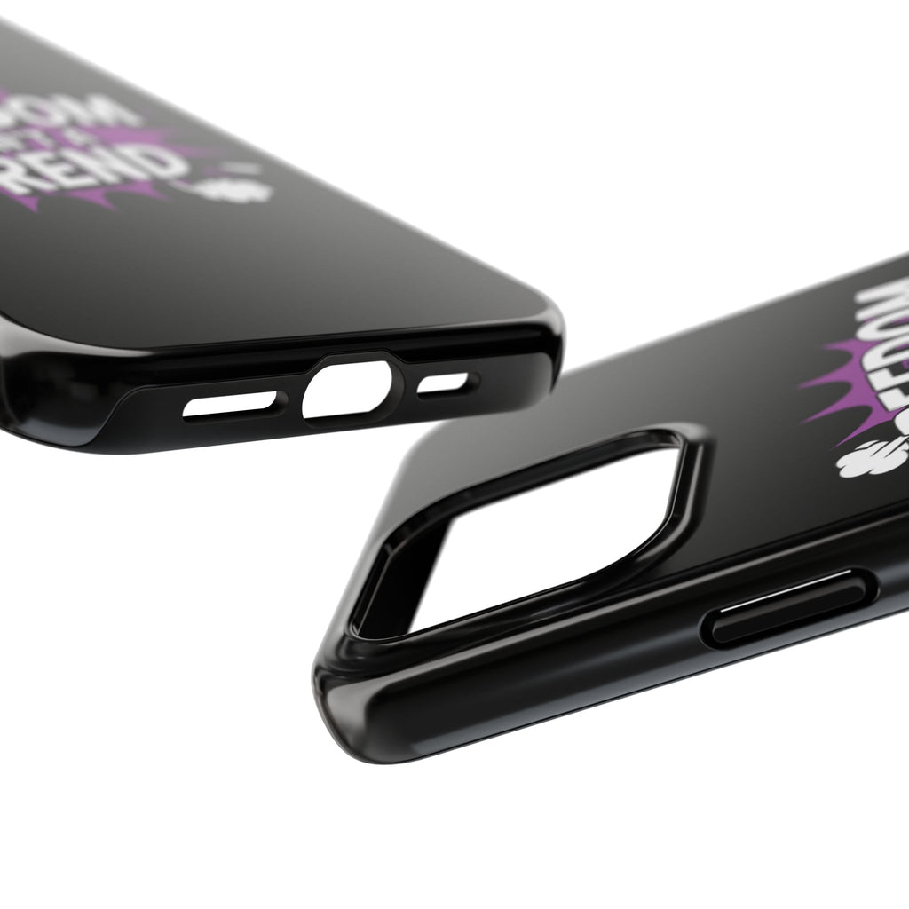 Freedom Isnt a Trend Phone Case | Conservative iPhone & Samsung Cover | Anti-Woke Comic Style Case | Republican Free Speech Accessory