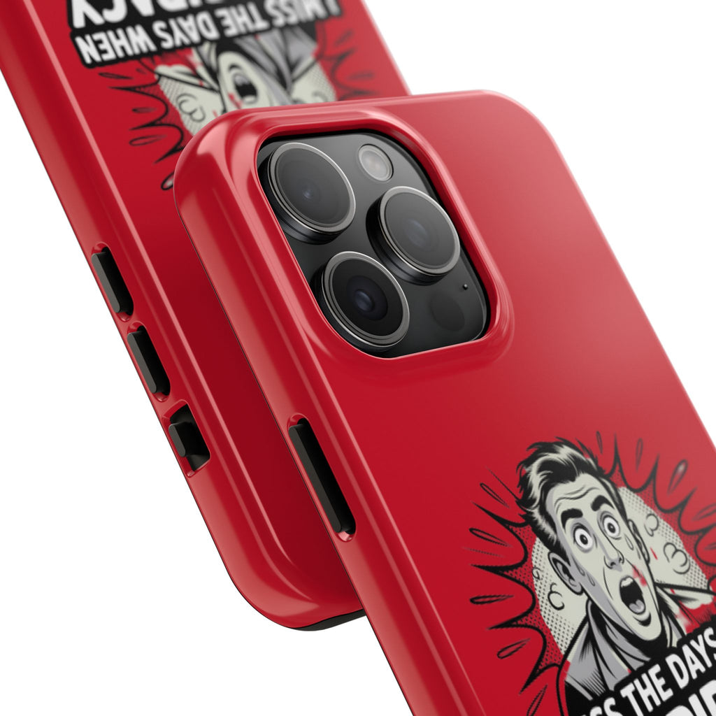I Miss the Days When Conspiracy Theories Were Wrong Phone Case | iPhone & Samsung Cover
