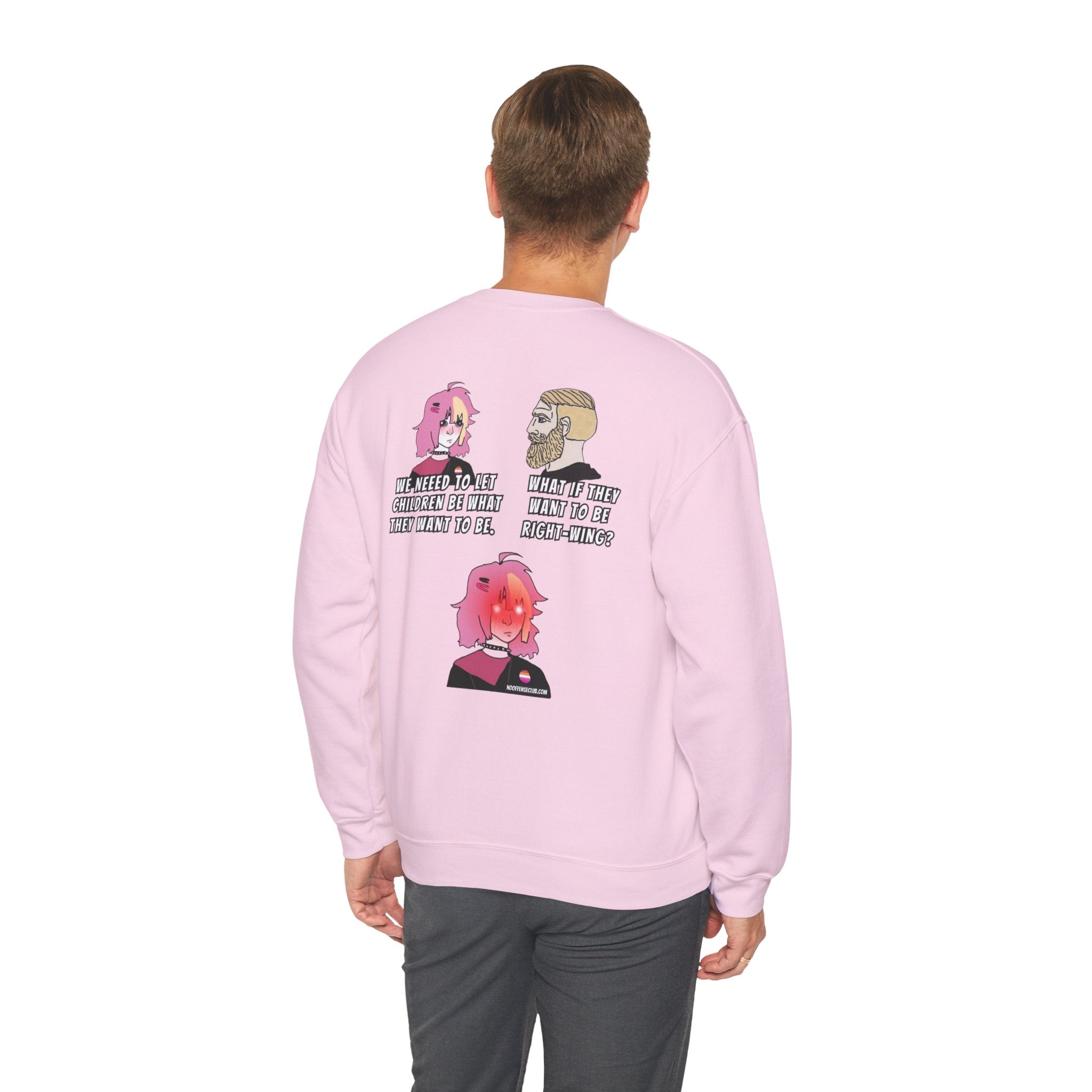 Anime Comic Panel Conversation Crewneck Sweatshirt | Conversation Graphic Sweatshirt