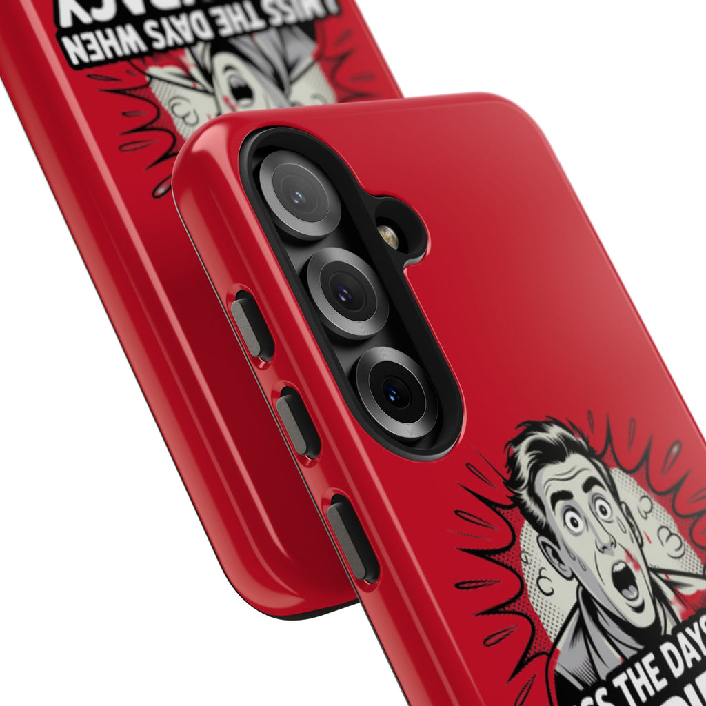I Miss the Days When Conspiracy Theories Were Wrong Phone Case | iPhone & Samsung Cover