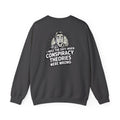I Miss the Days When Conspiracy Theories Were Wrong Sweatshirt |  Retro Comic Conservative Jumper | Anti-Woke Graphic Pullover