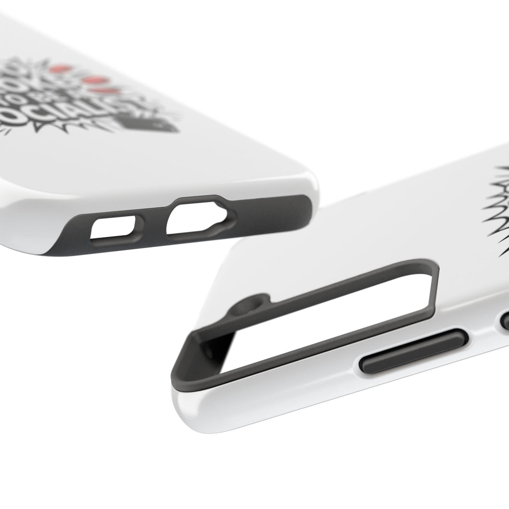 Too Broke to Be a Socialist Phone Case | Funny Conservative iPhone & Samsung Cover | Anti-Woke Political Comic Case