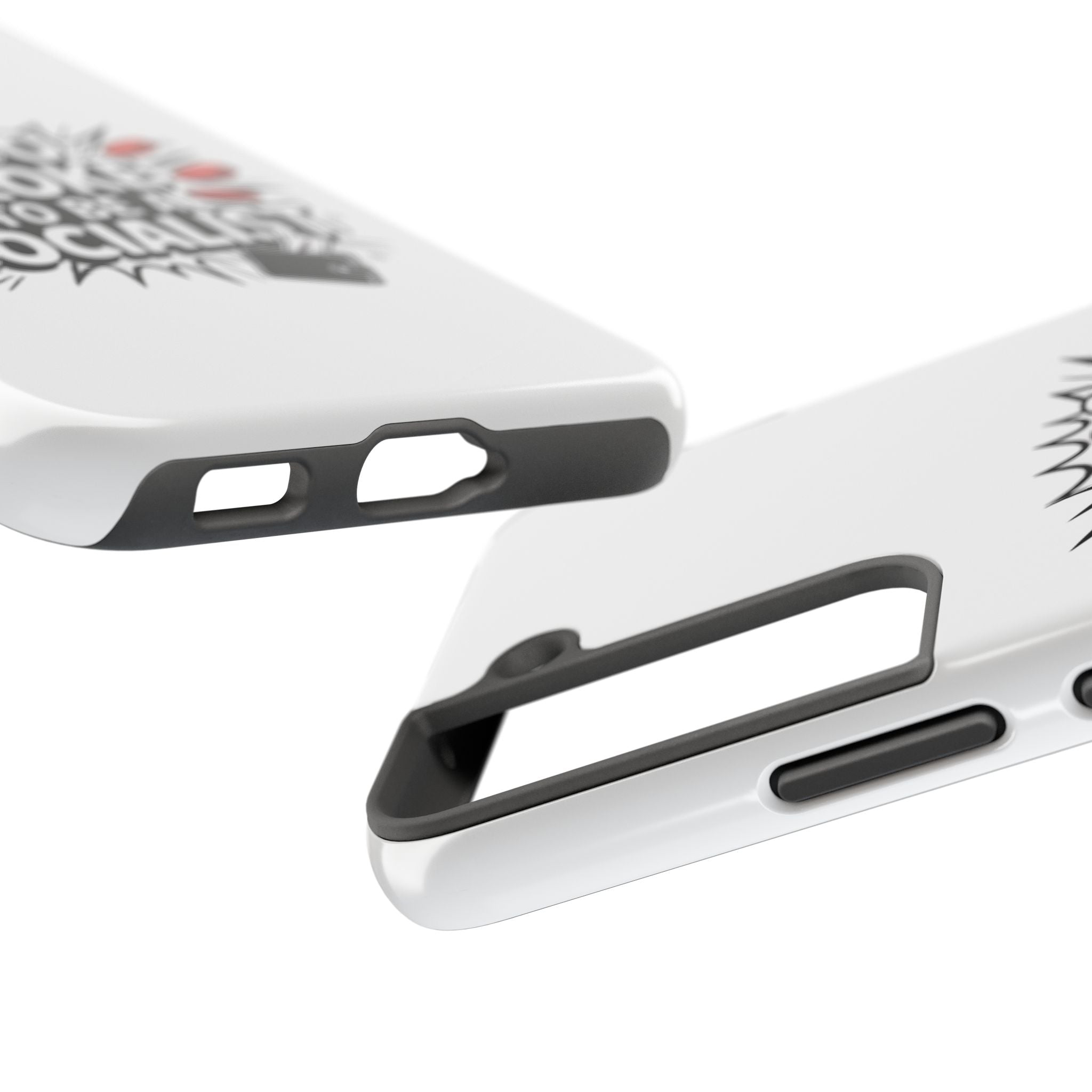 Too Broke to Be a Socialist Phone Case | Funny Conservative iPhone & Samsung Cover | Anti-Woke Political Comic Case