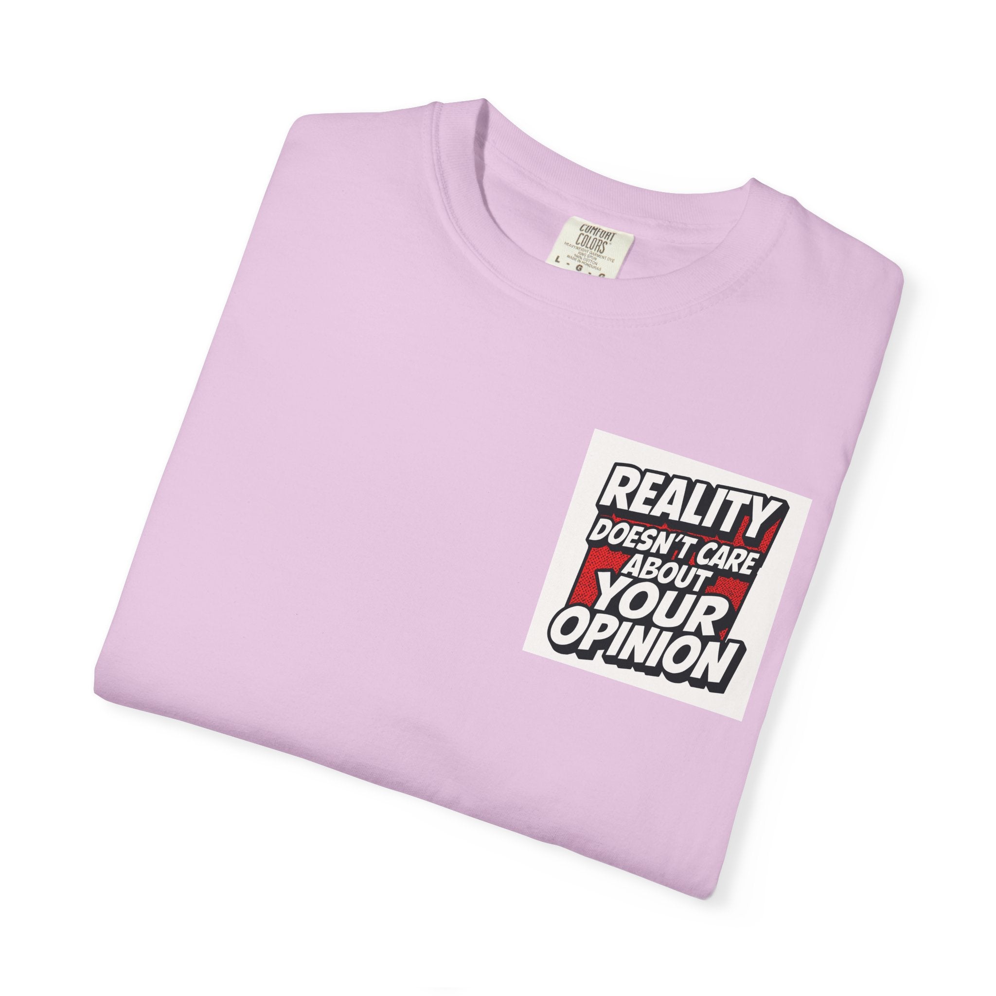 Reality Doesnt Care About Your Opinion | Garment Dyed Unisex T-Shirt | Comfort Colors 1717
