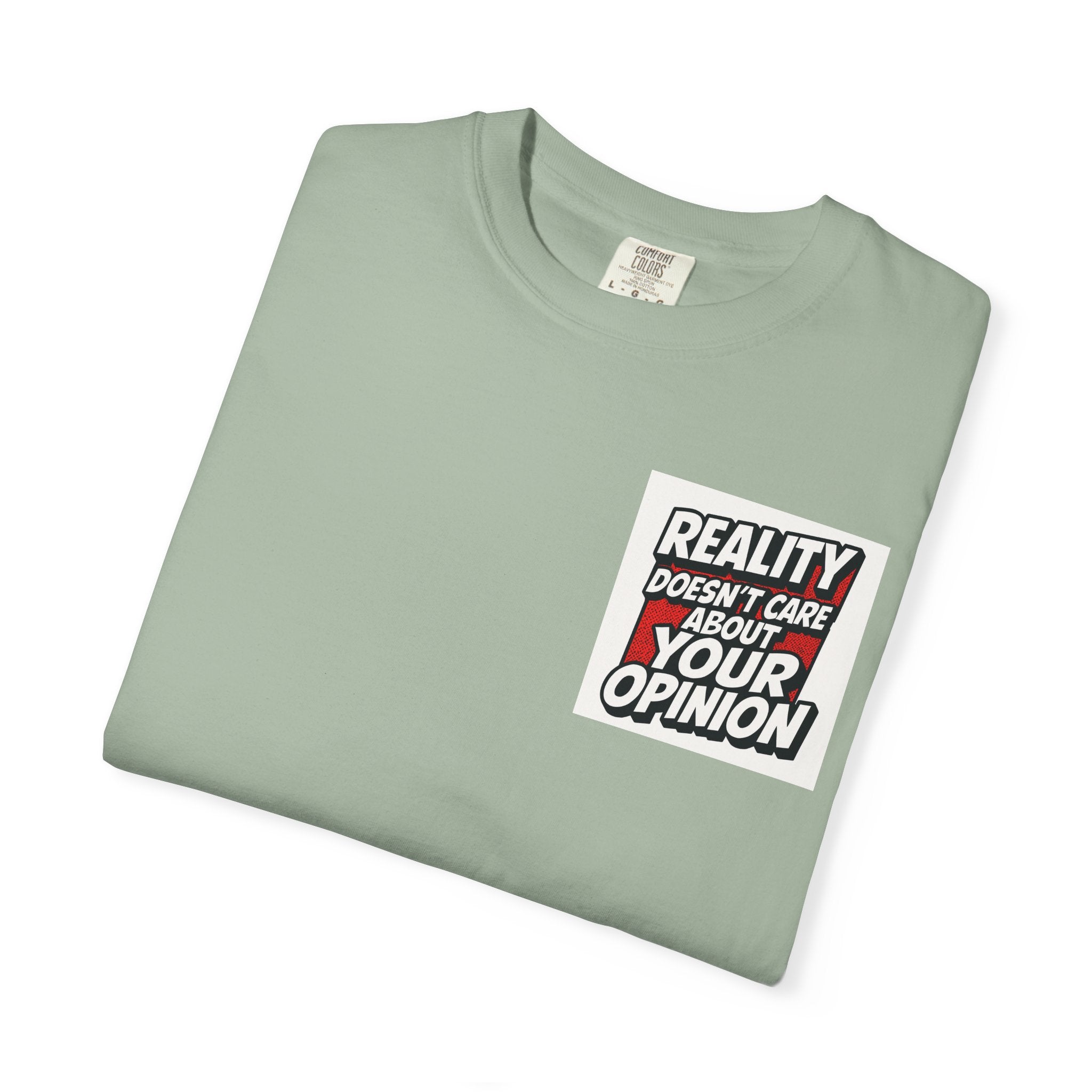 Reality Doesnt Care About Your Opinion | Garment Dyed Unisex T-Shirt | Comfort Colors 1717