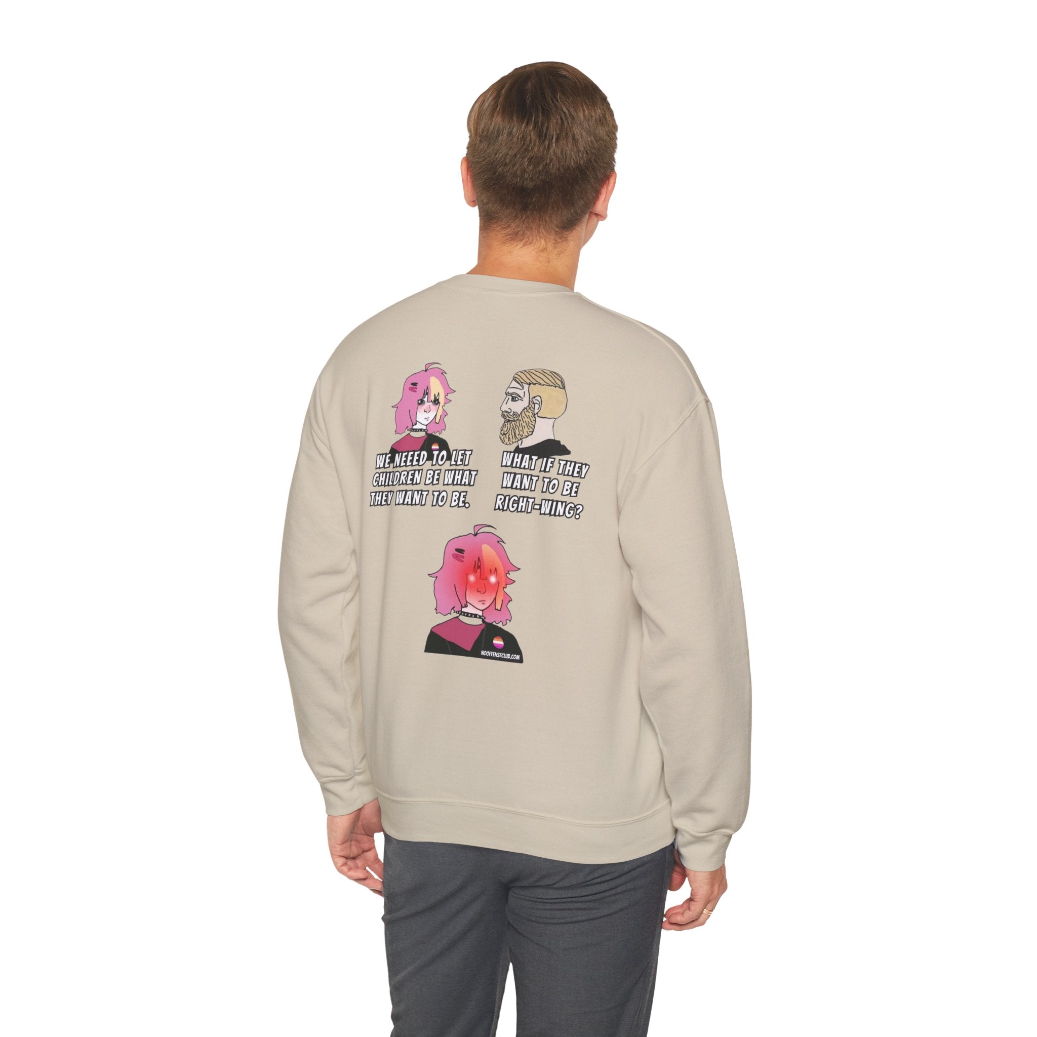 Anime Comic Panel Conversation Crewneck Sweatshirt | Conversation Graphic Sweatshirt