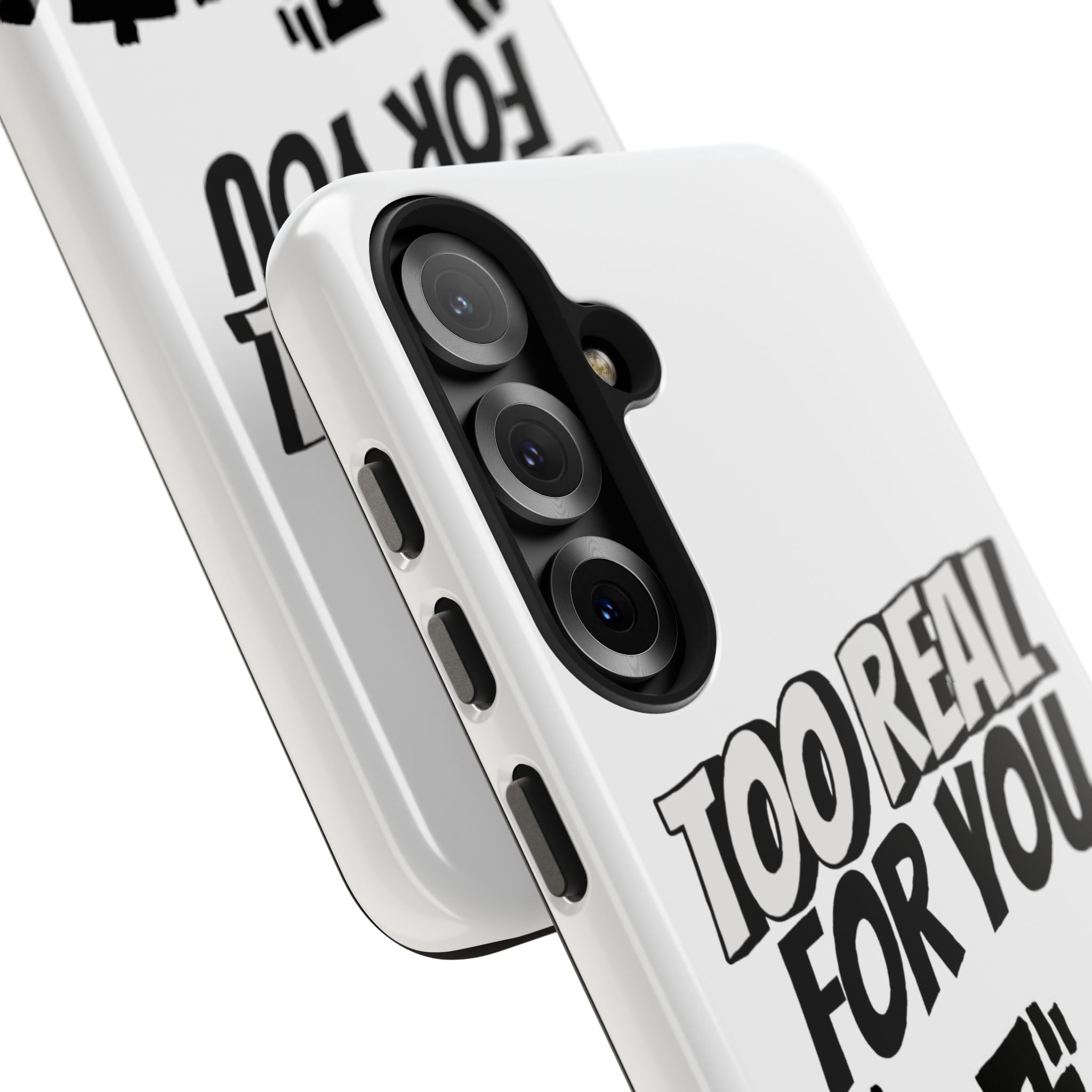 Too Real For You graphic phone case | Manga comic black white iPhone case