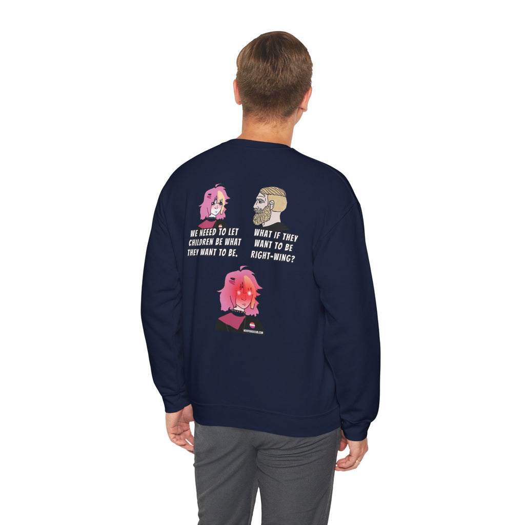 Anime Comic Panel Conversation Crewneck Sweatshirt | Conversation Graphic Sweatshirt