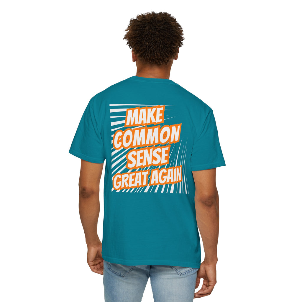 Make Common Sense Great Again T-shirt | Bold Retro Text Graphic