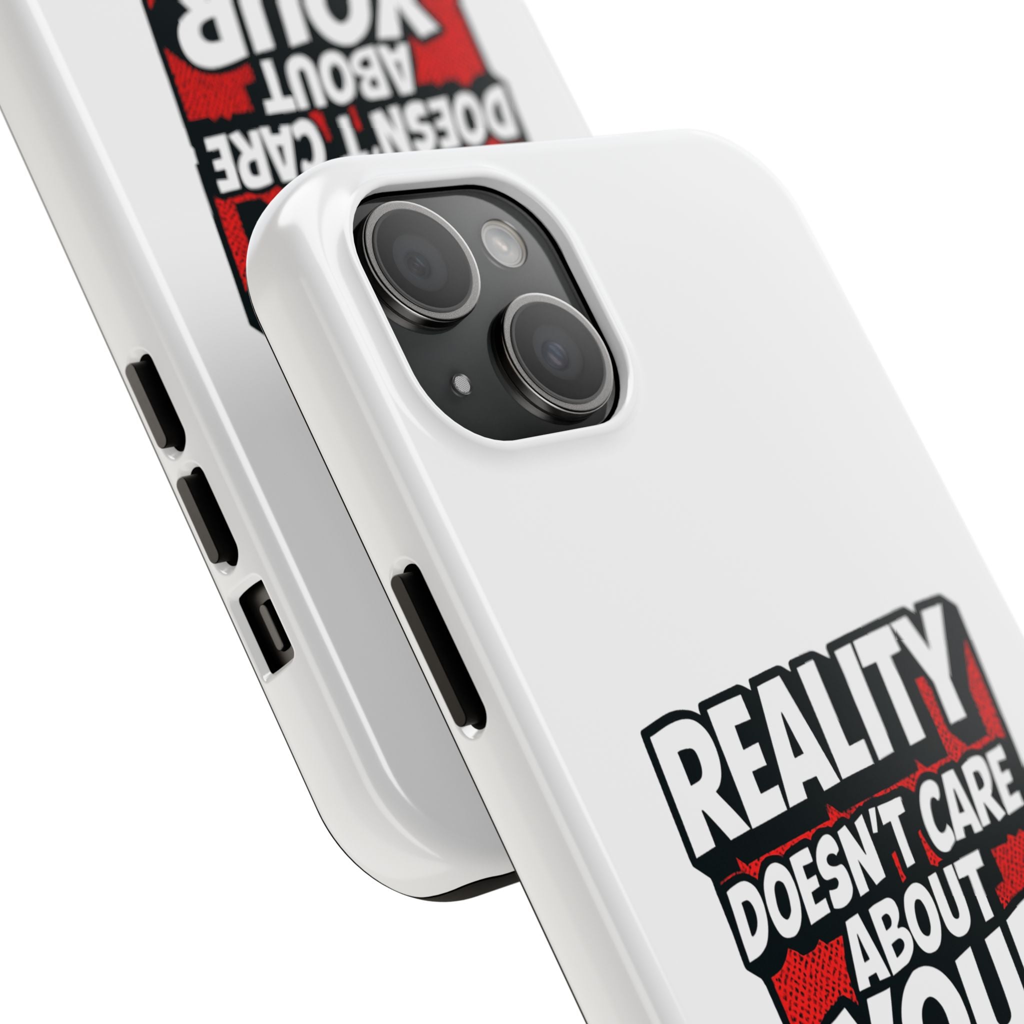 Reality Doesn't Care About Your Opinion Phone Case | Funny Conservative iPhone & Samsung Cover | Anti-Woke Political Graphic Case