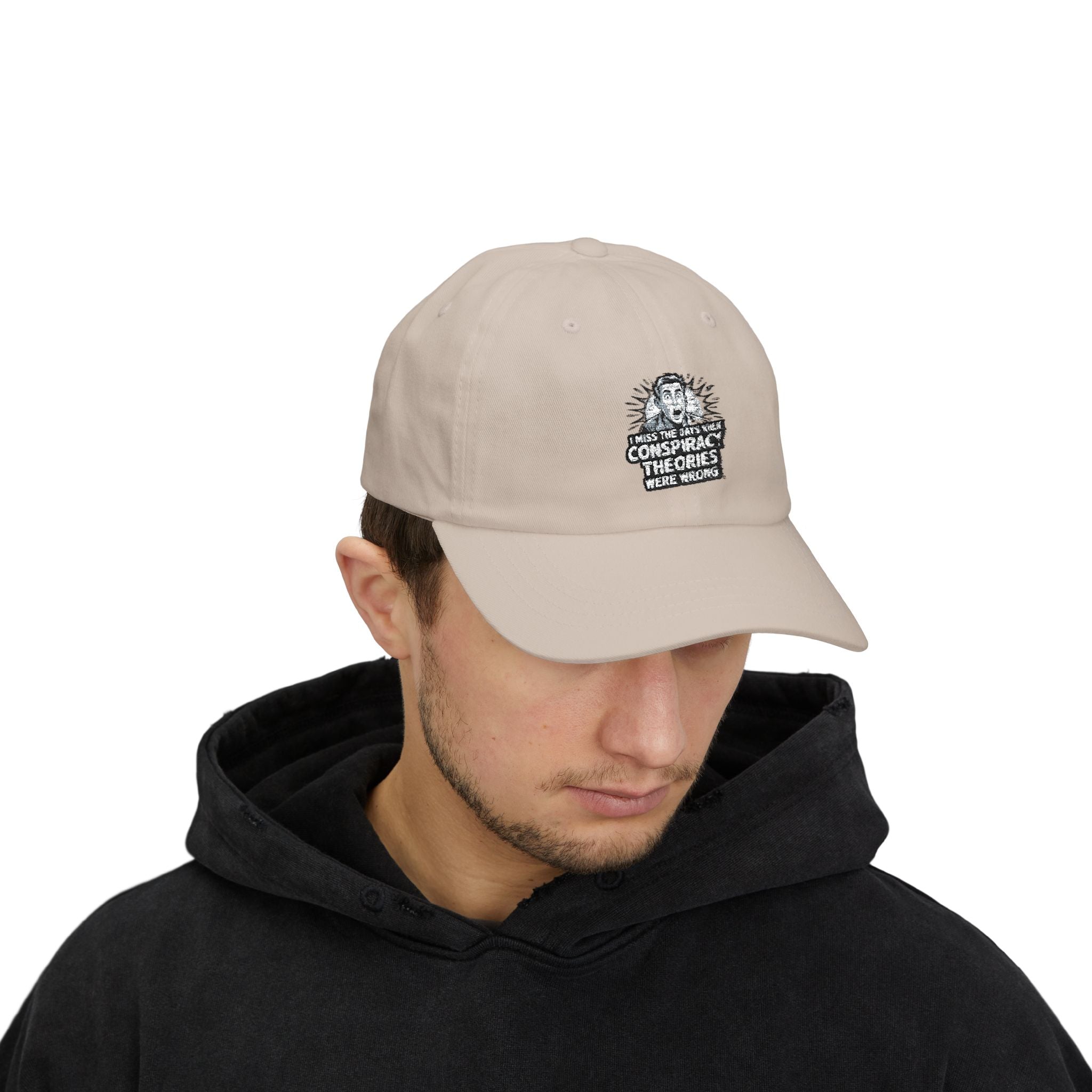 I Miss the Days When Conspiracy Theories Were Wrong Dad Cap | Retro Embroidered Hat