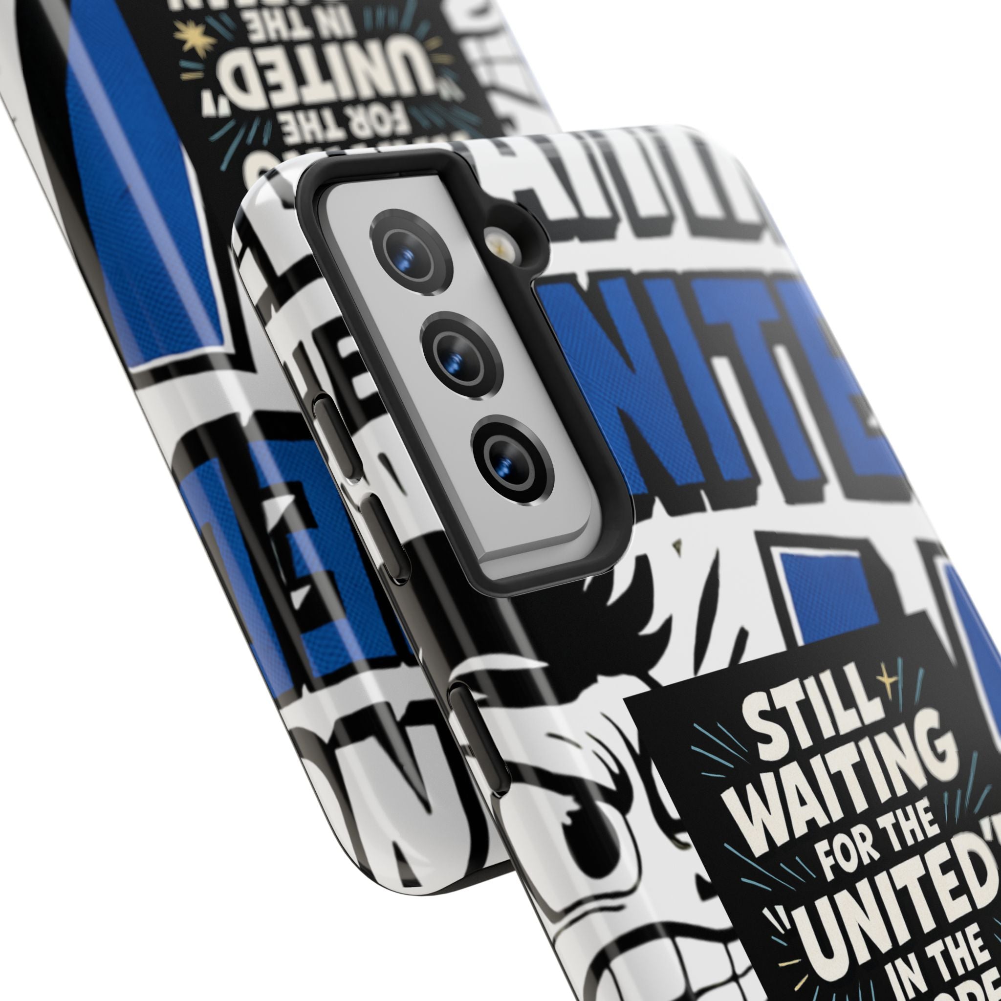 Still Waiting for the United in the European Union Phone Case | Political Protest Design