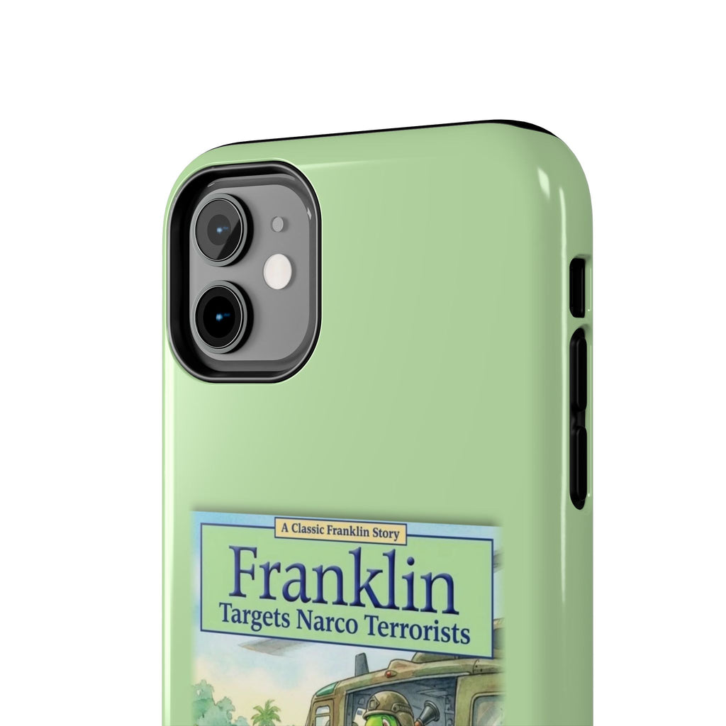 Franklin Targets Narco Terrorists Phone Case | Retro Turtle Graphic iPhone & Samsung Cover