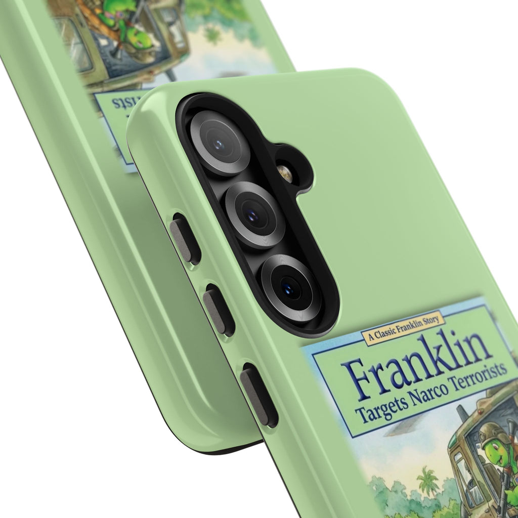 Franklin Targets Narco Terrorists Phone Case | Retro Turtle Graphic iPhone & Samsung Cover