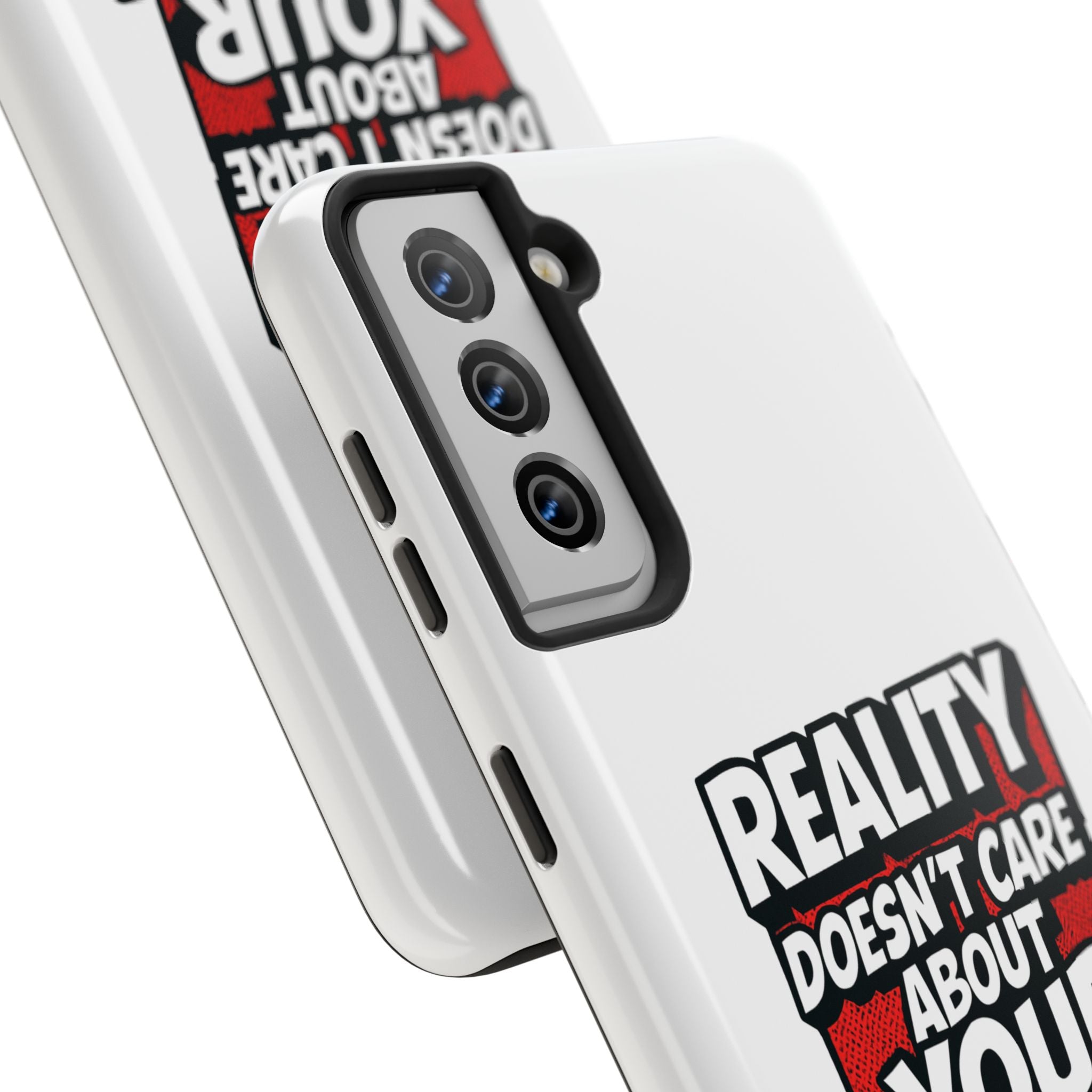 Reality Doesn't Care About Your Opinion Phone Case | Funny Conservative iPhone & Samsung Cover | Anti-Woke Political Graphic Case