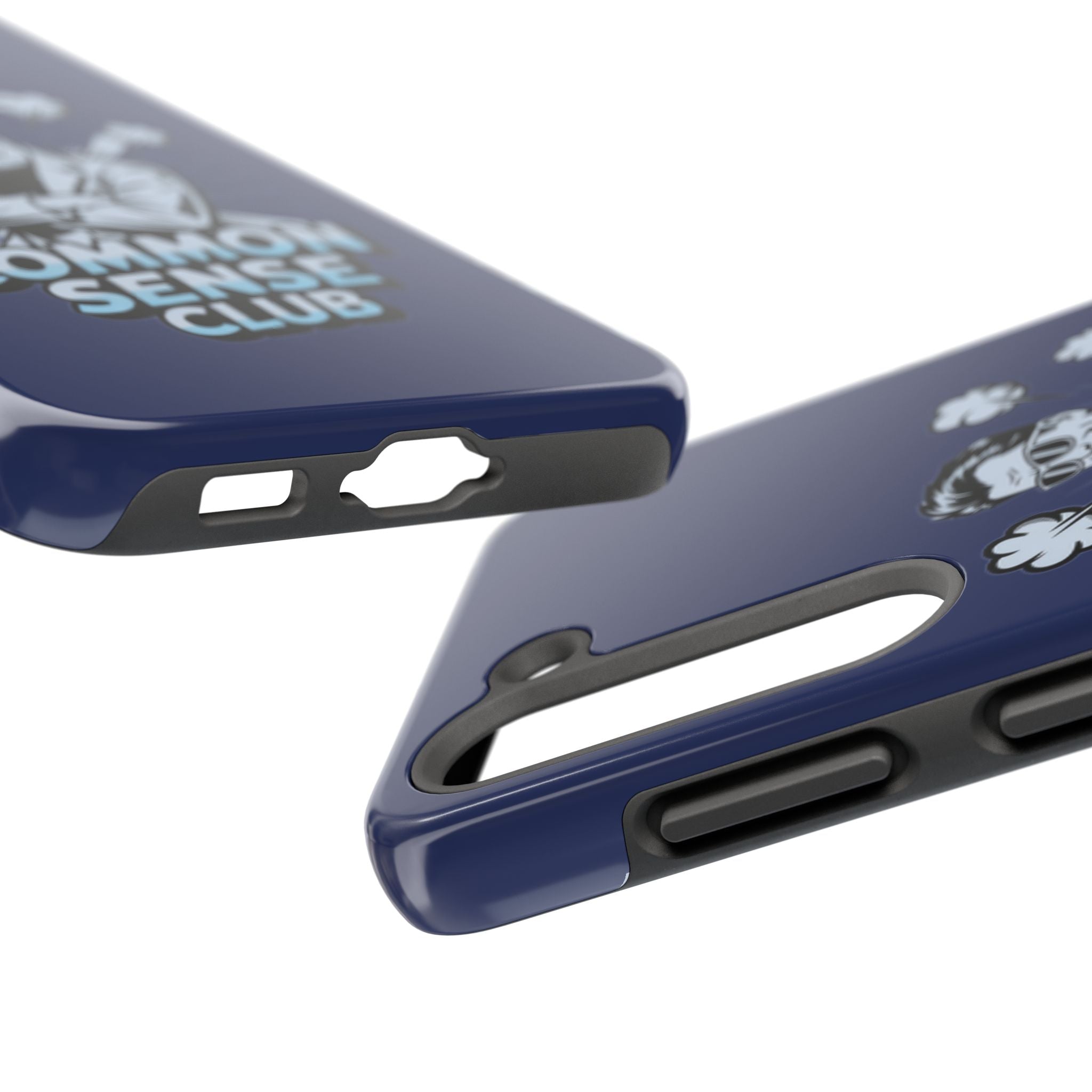 Common Sense Club Phone Case | Funny Conservative iPhone & Samsung Cover | Anti-Woke Retro Illustration Graphic Case